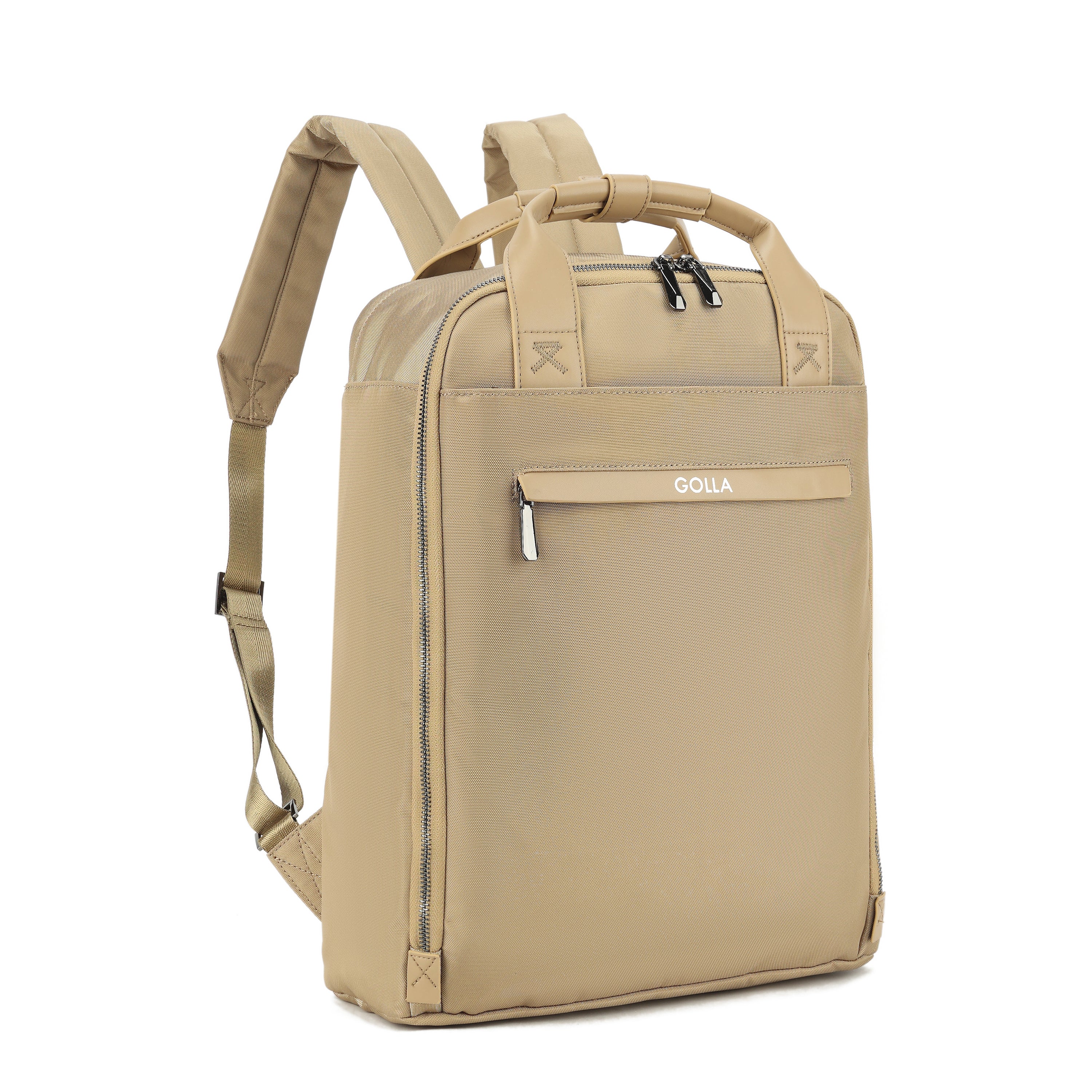 Golla neoprén laptop hátitáska - bézs