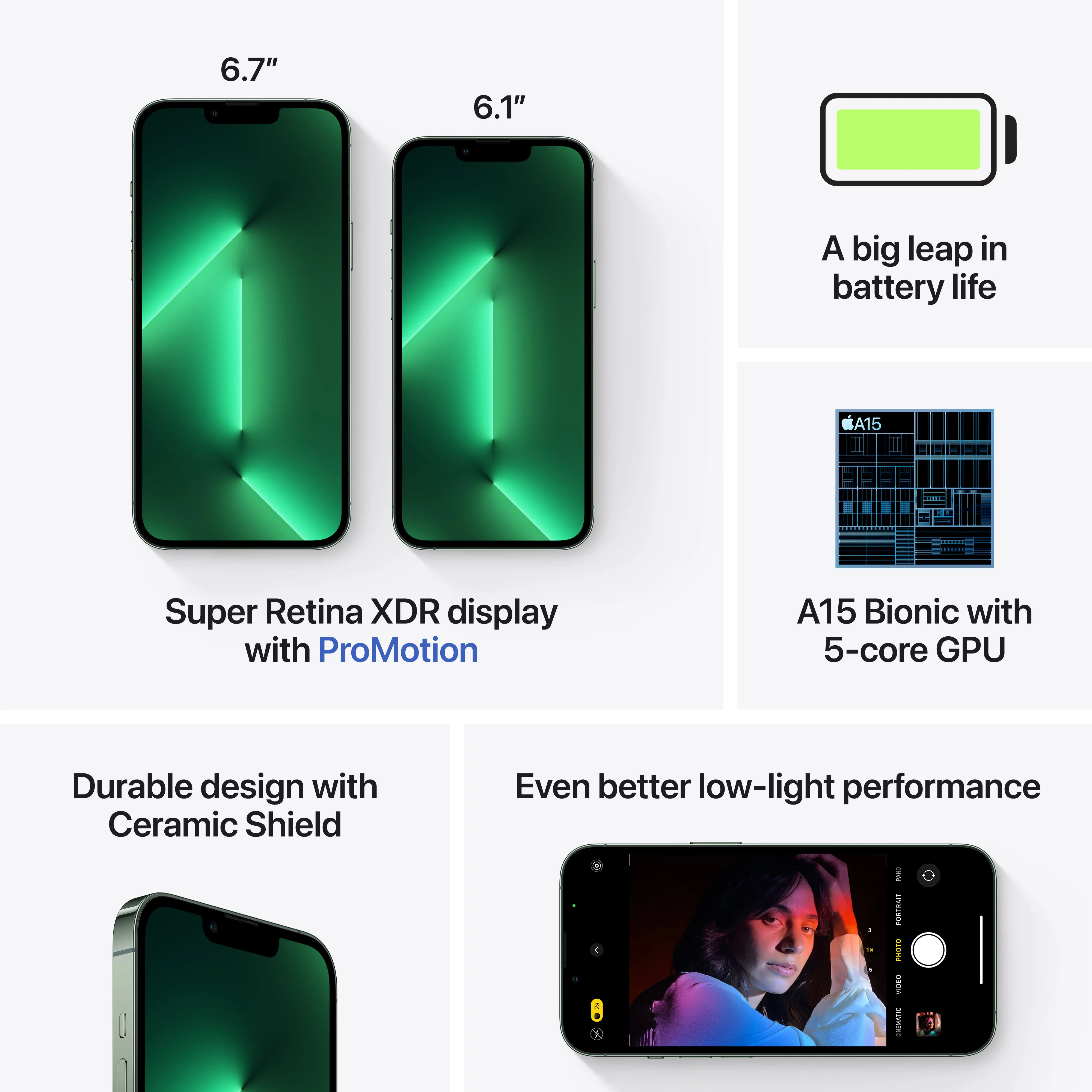 iPhone 13 Pro 128GB - zöld