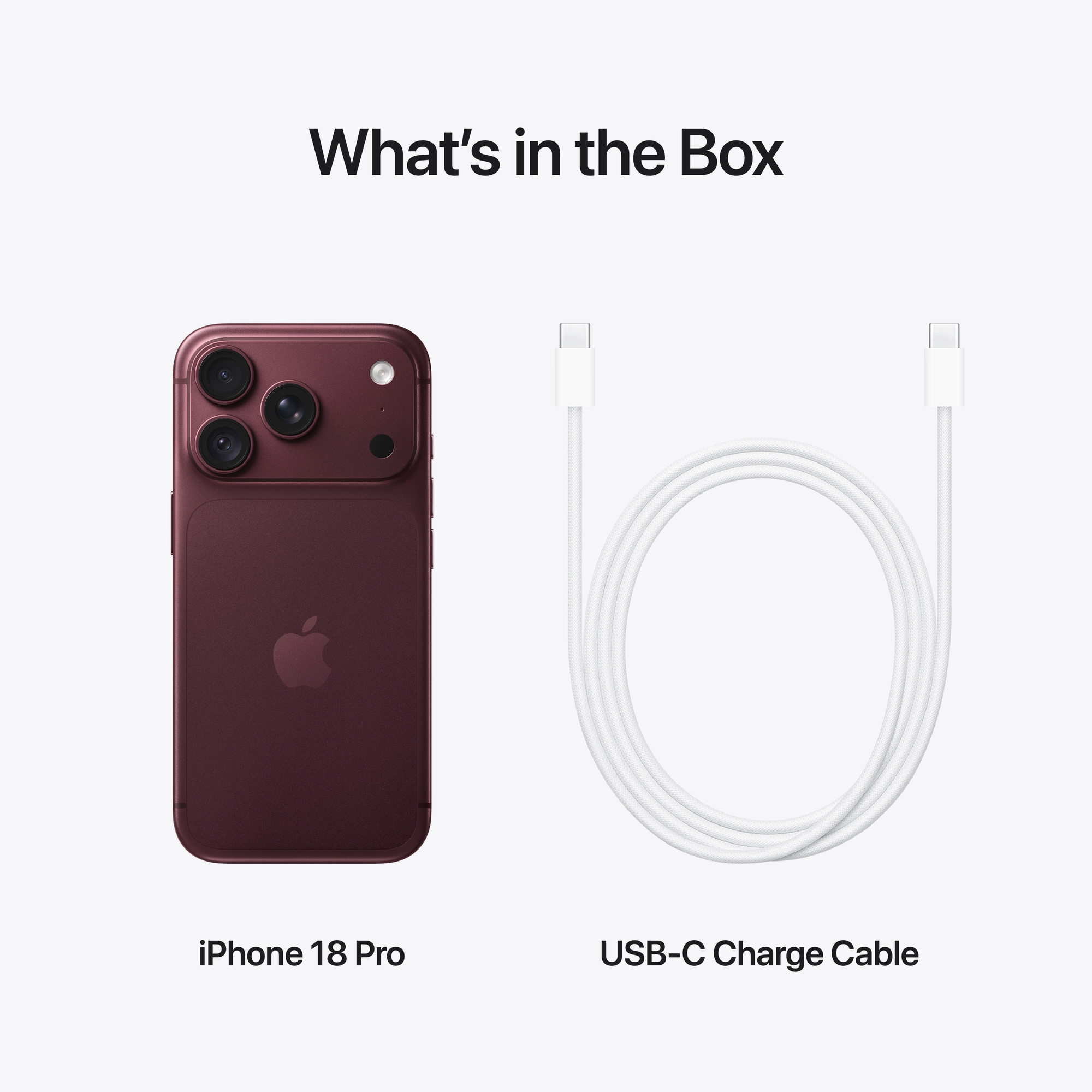 iPhone 18 Pro 2TB - burgundi