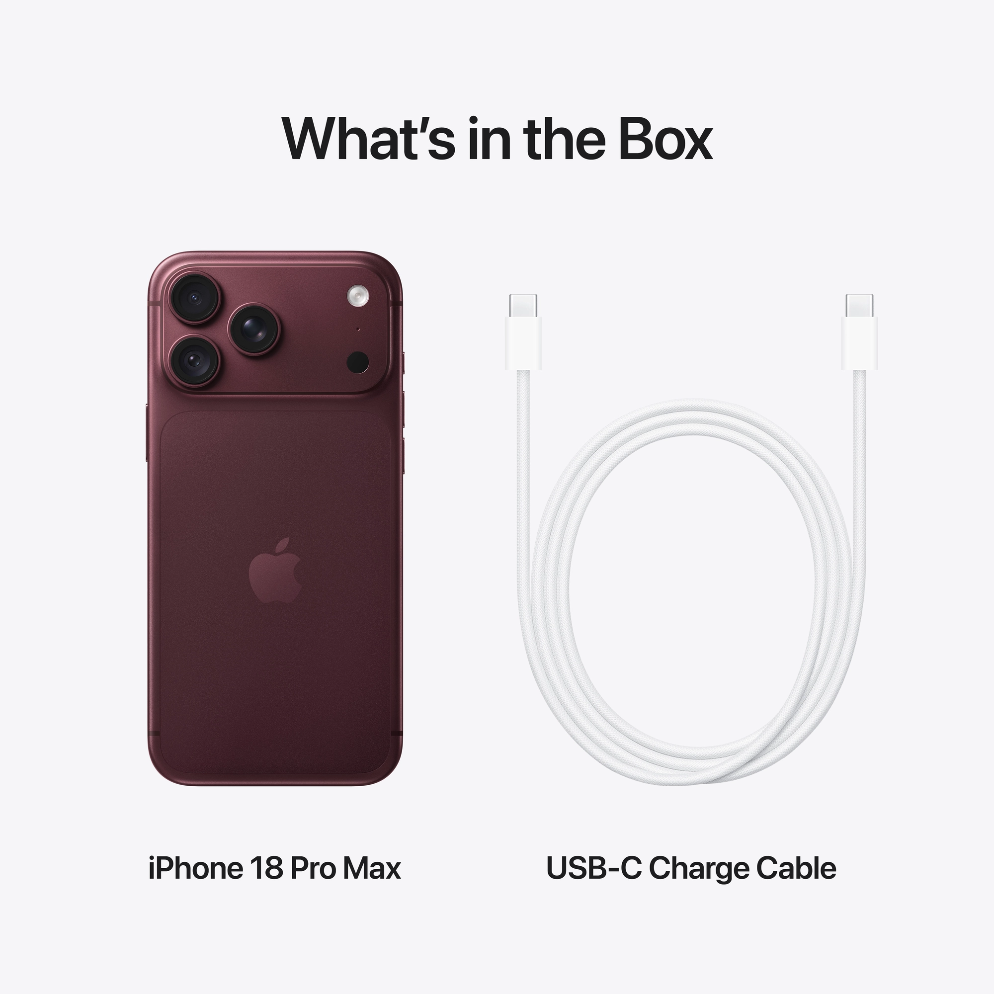 iPhone 18 Pro Max 2TB - burgundi