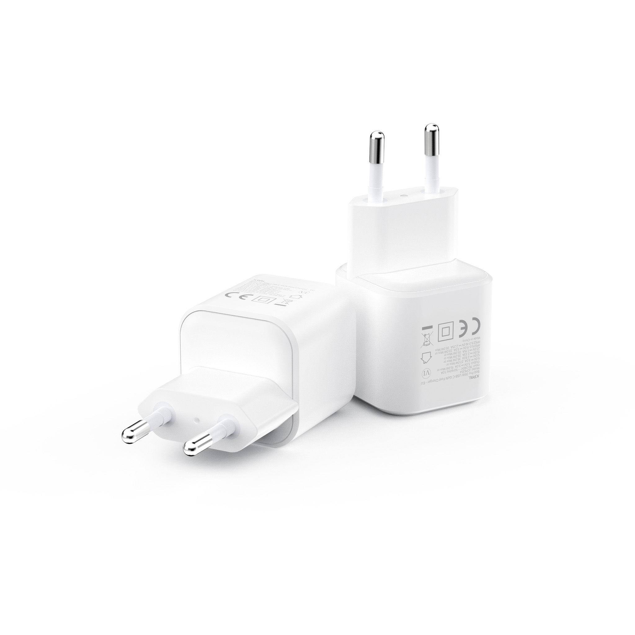 JCPal Bolt Pro 35W USB-C GaN gyorstöltő - fehér