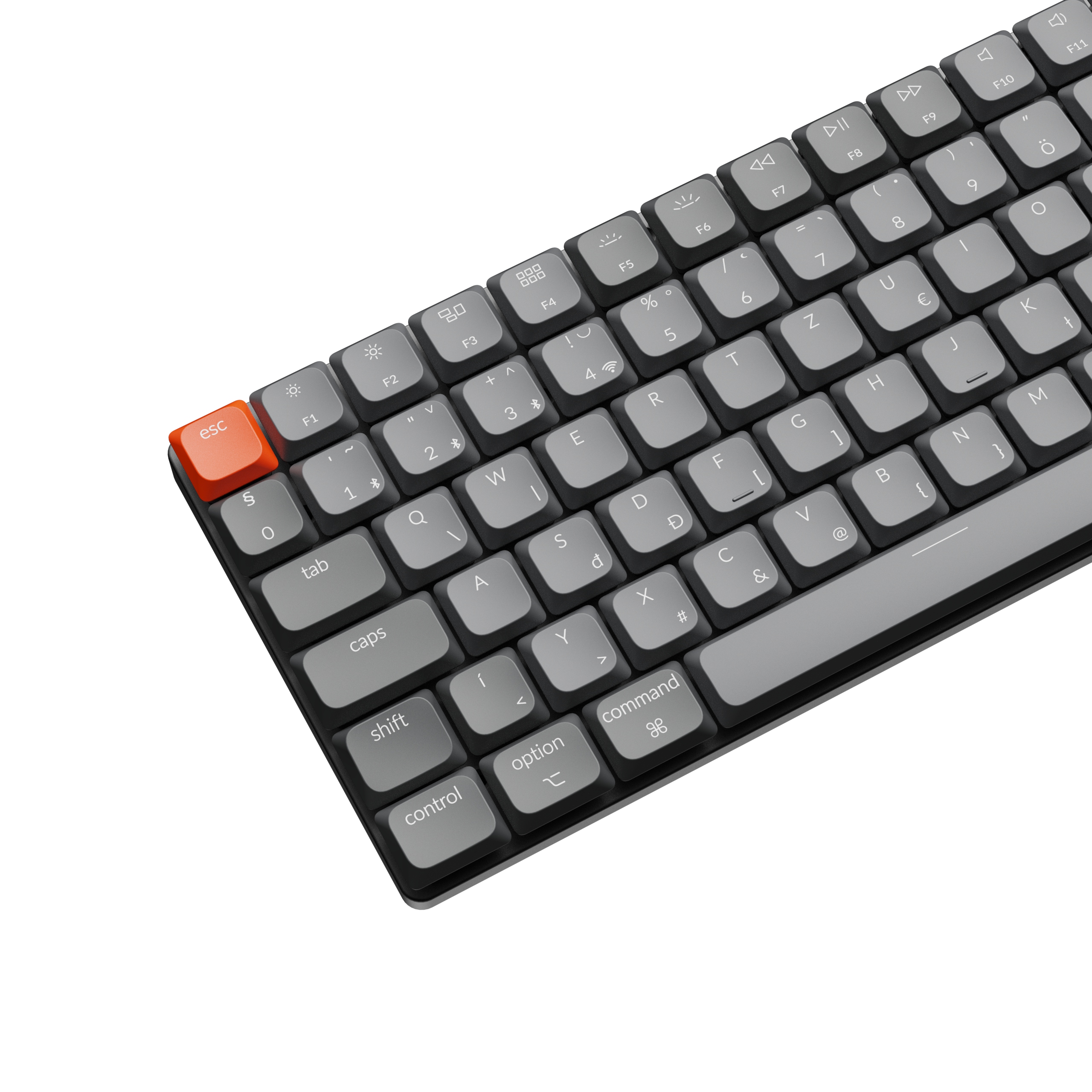 Keychron K3 Max vezeték nélküli magyar low profile mechanikus billentyűzet, Gateron 2 Brown
