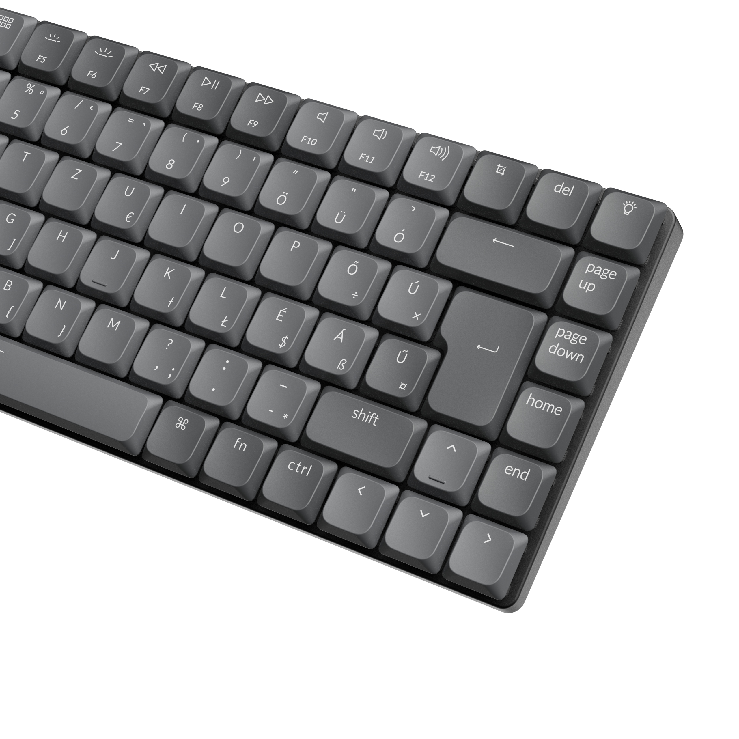 Keychron K3 Max vezeték nélküli magyar low profile mechanikus billentyűzet, Gateron mechanical 2 Red