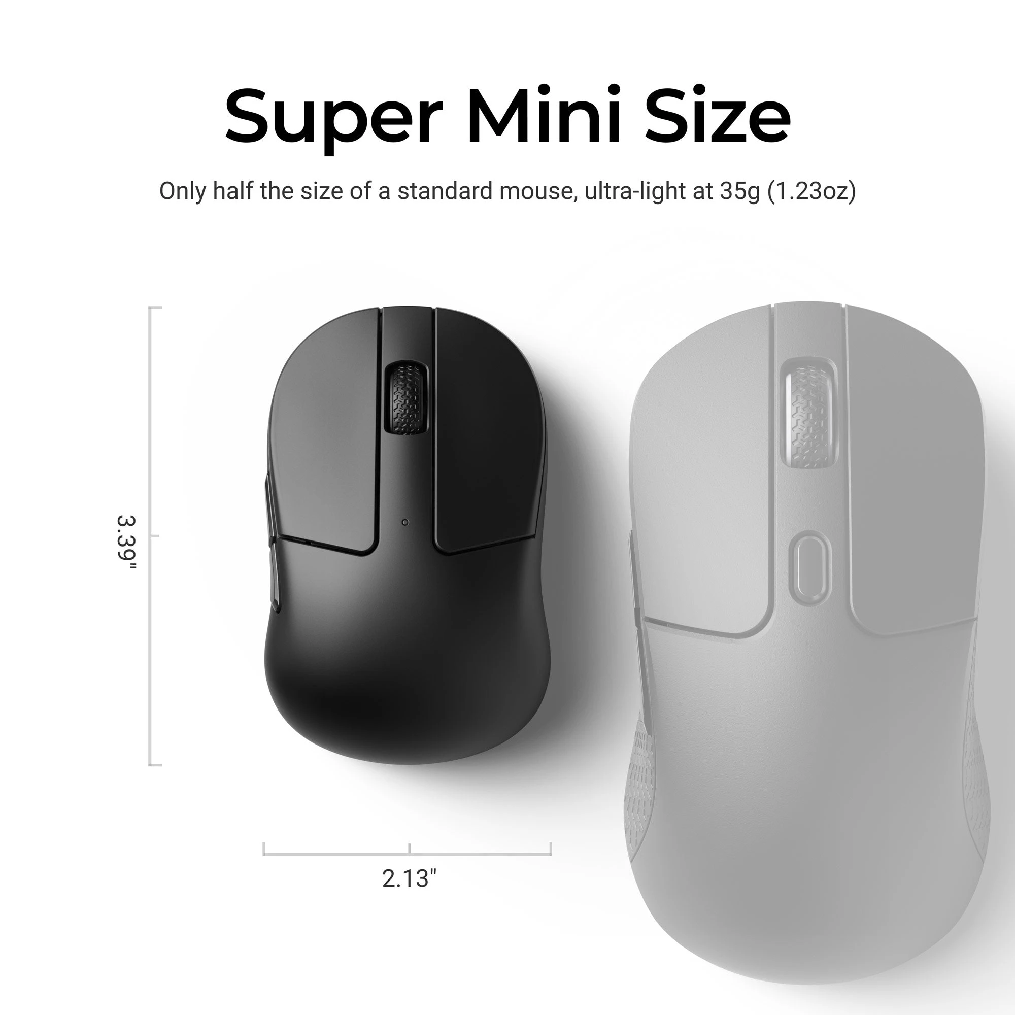 Keychron M4 optikai vezeték nélküli egér - fehér