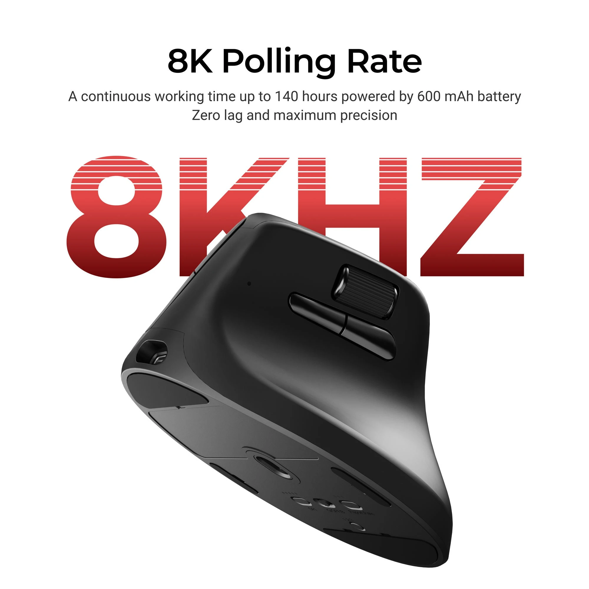 Keychron M5 optikai vezeték nélküli egér - fehér