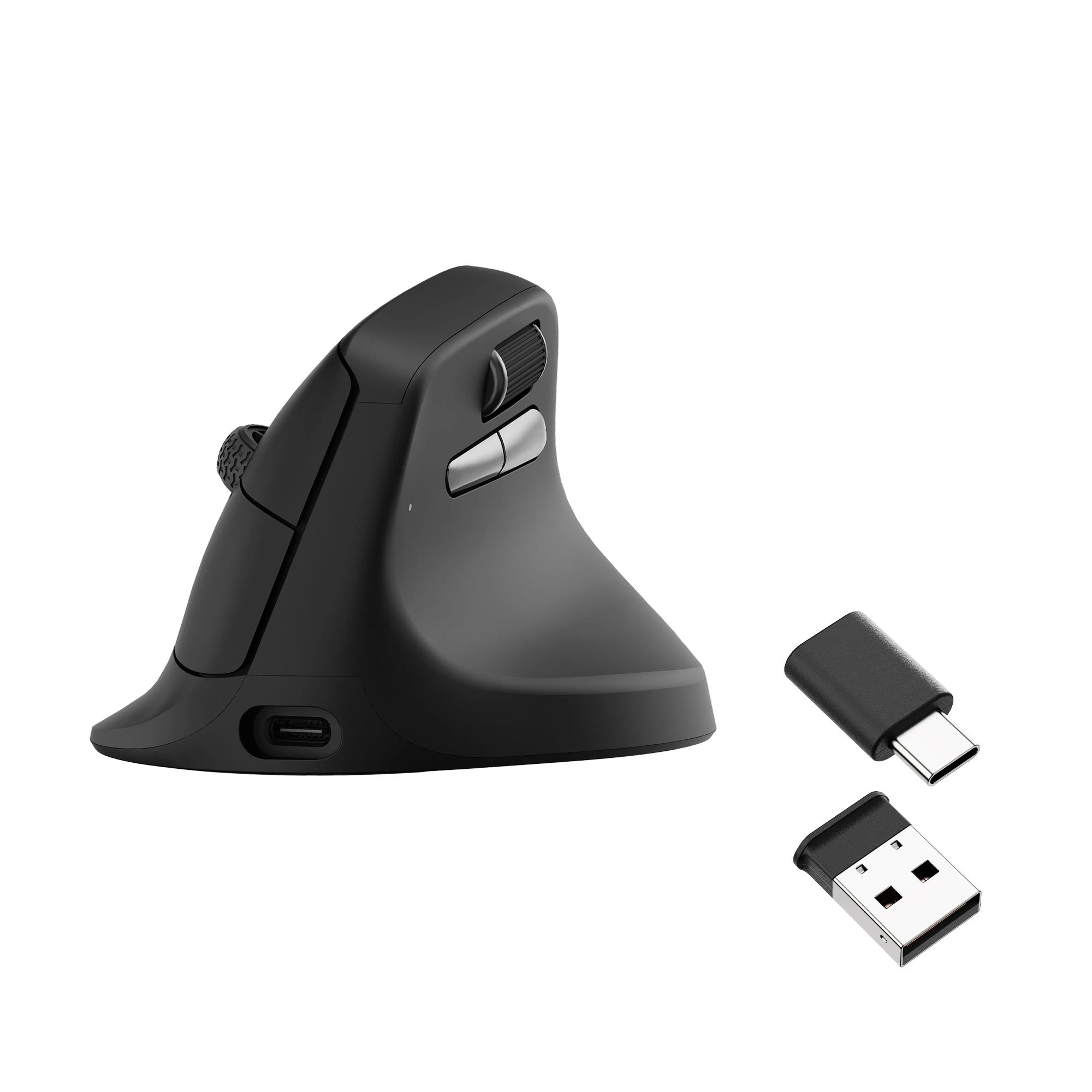 Keychron M5 optikai vezeték nélküli egér - fekete