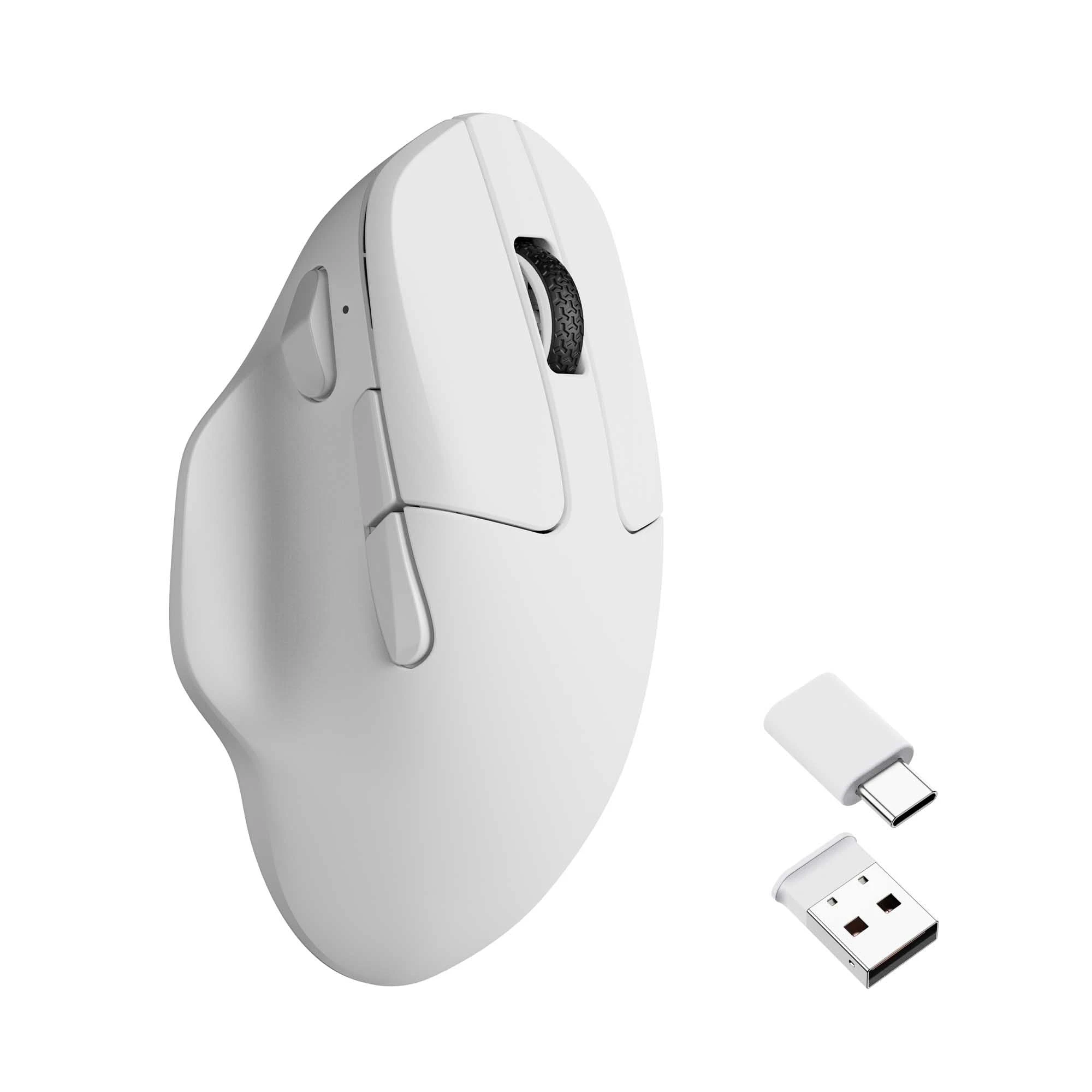 Keychron M7 8K optikai vezeték nélküli egér - fehér