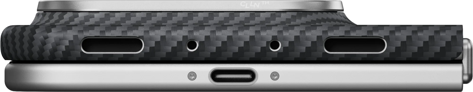 Pitaka Back Cover Edge iPhone Duo tok - fekete