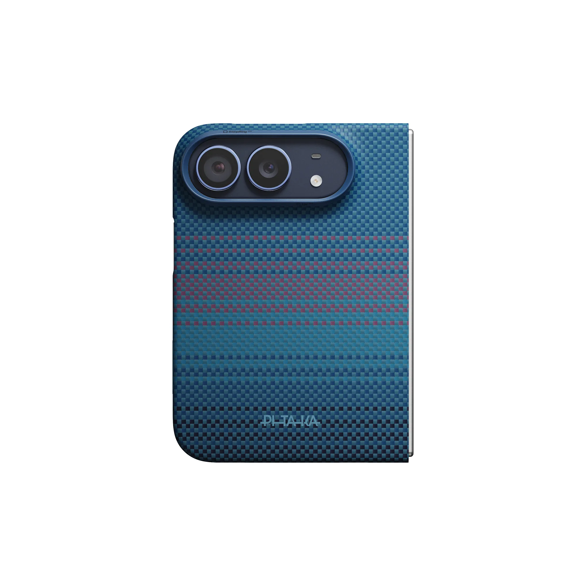 Pitaka Back Cover Edge iPhone Duo tok - kék
