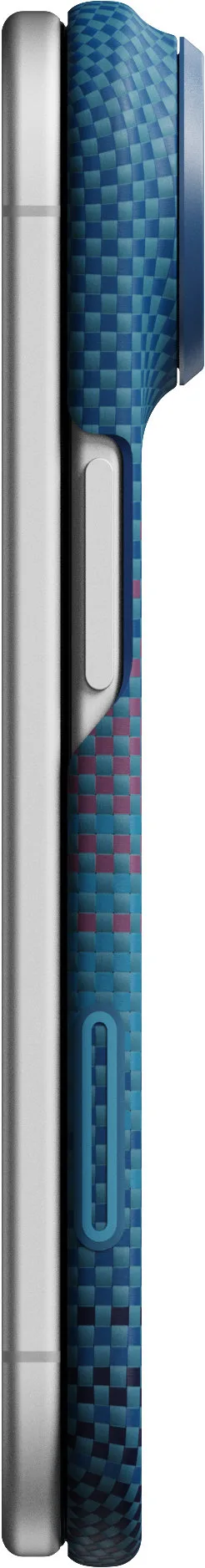 Pitaka Back Cover Edge iPhone Duo tok - kék