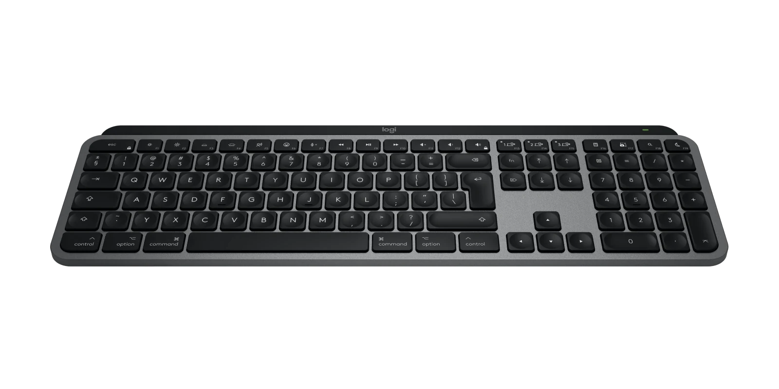 Logitech MX Keys S for Mac kompakt vezeték nélküli billentyűzet - szürke - nemzetközi angol