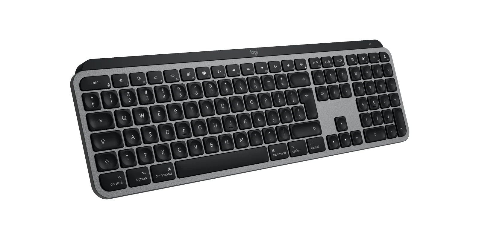Logitech MX Keys S for Mac kompakt vezeték nélküli billentyűzet - szürke - nemzetközi angol