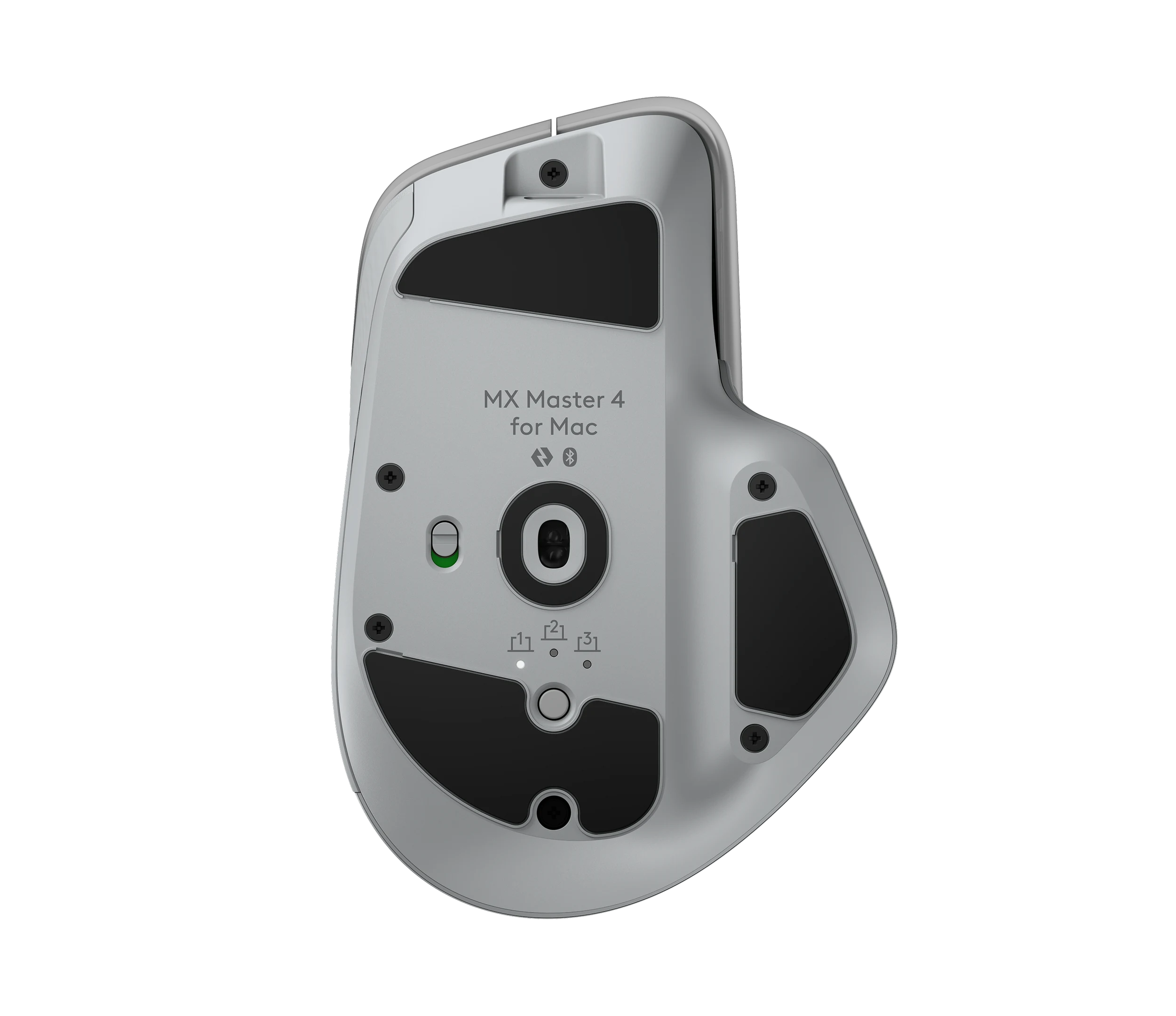 Logitech MX Master 4 vezeték nélküli egér Machez - ezüstfehér