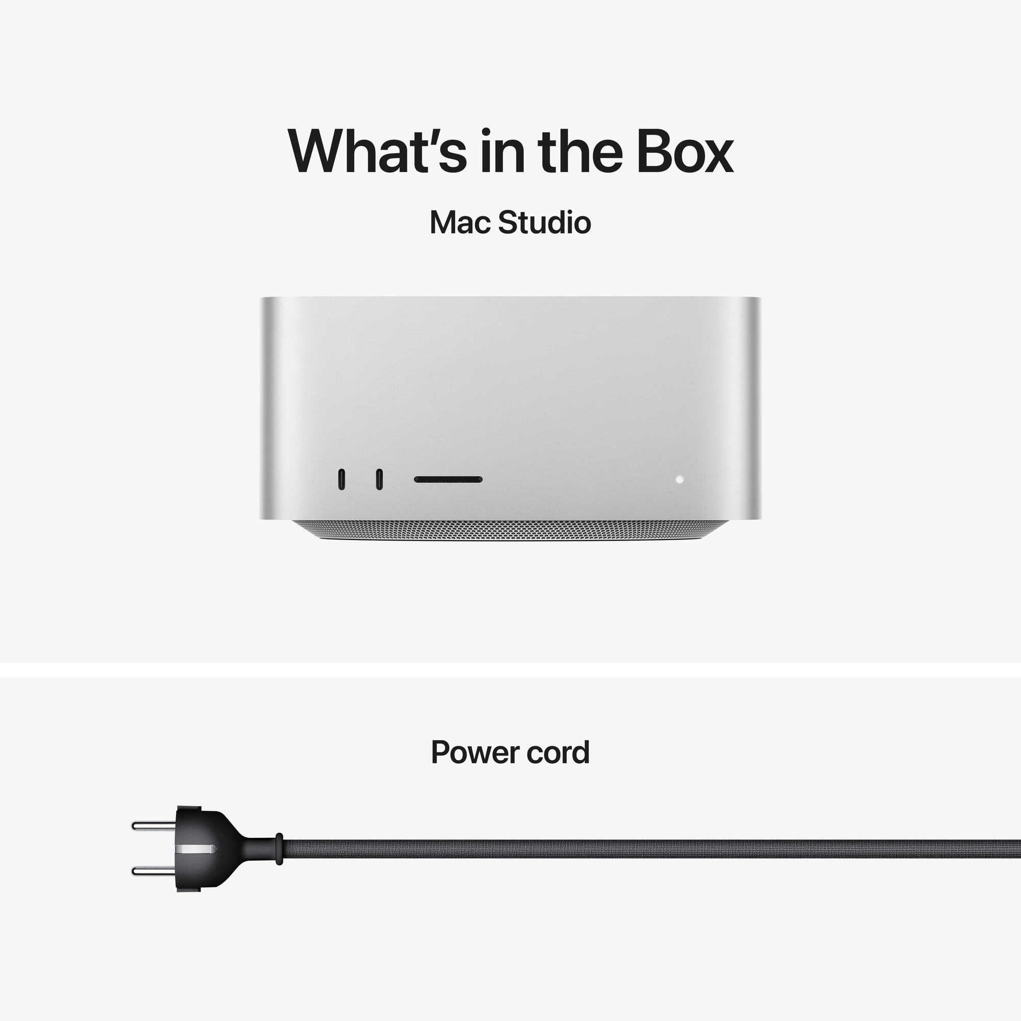 Mac Studio: M5 Ultra chip, 30 magos CPU, 64 magos GPU, 96GB RAM, 1TB SSD
