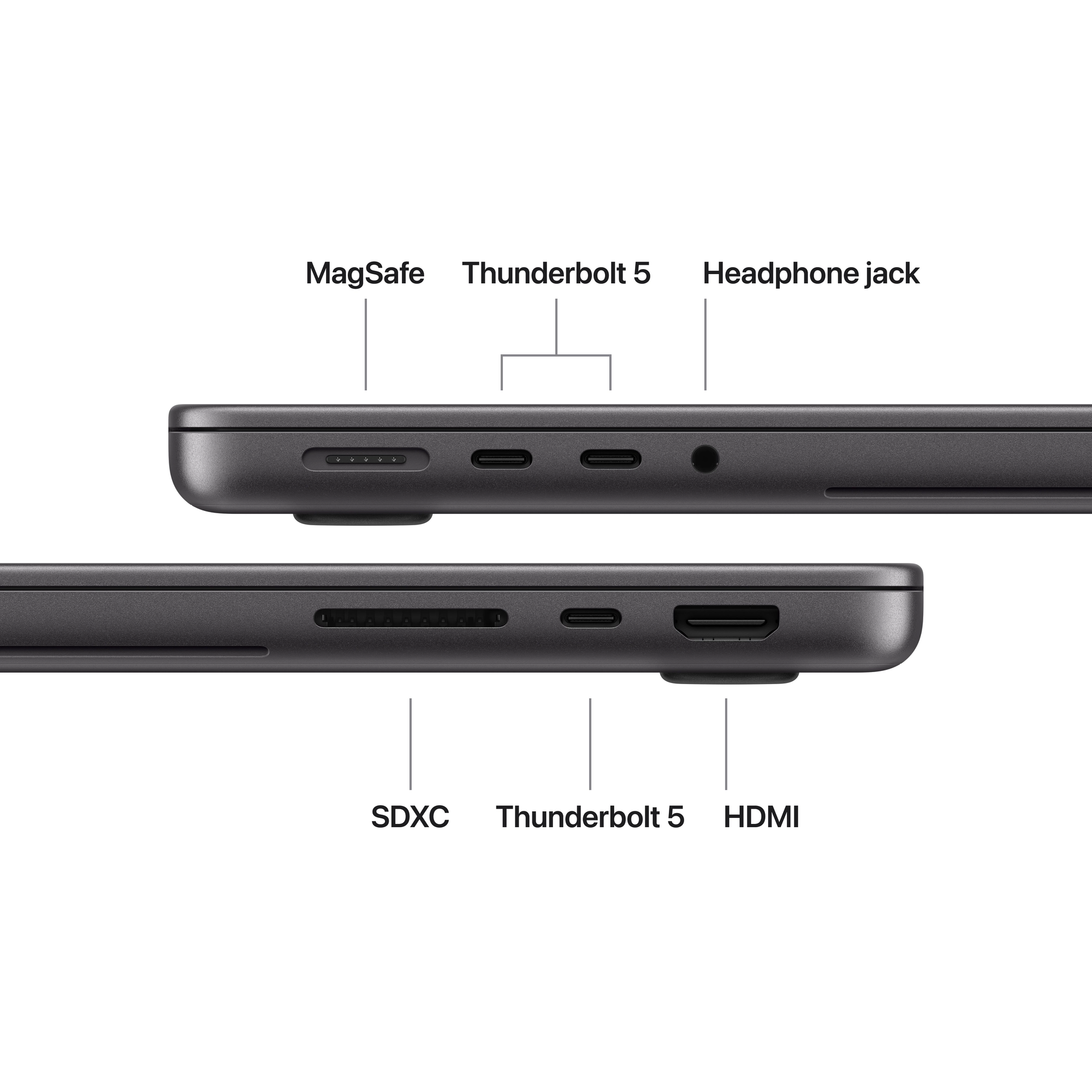 MacBook Pro 14" PROLED XDR: M5 Max, 18c CPU, 32c GPU, 36GB, 2TB SSD - asztrofekete