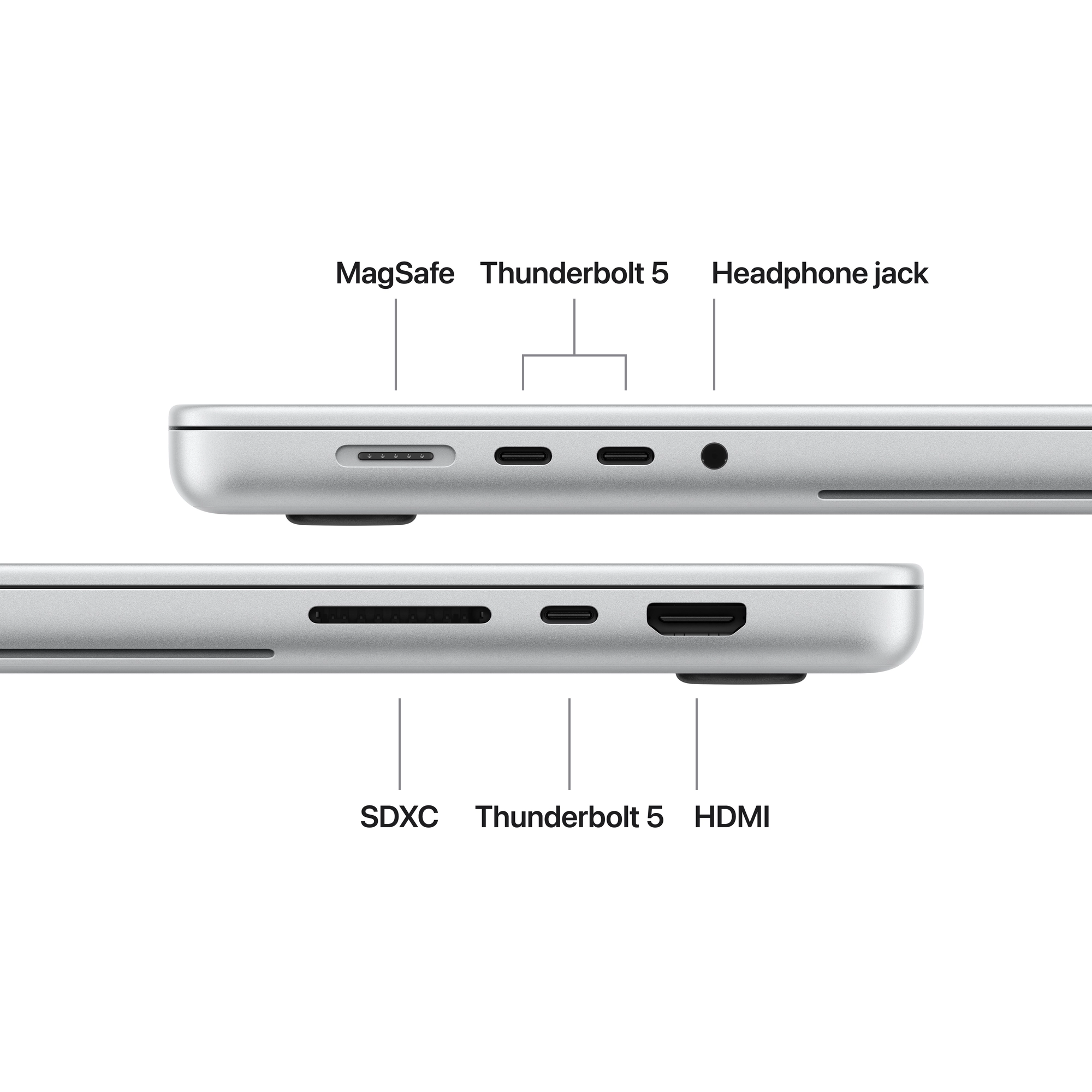 MacBook Pro 16" PROLED XDR: M5 Max, 18c CPU, 32c GPU, 36GB, 2TB SSD - ezüst