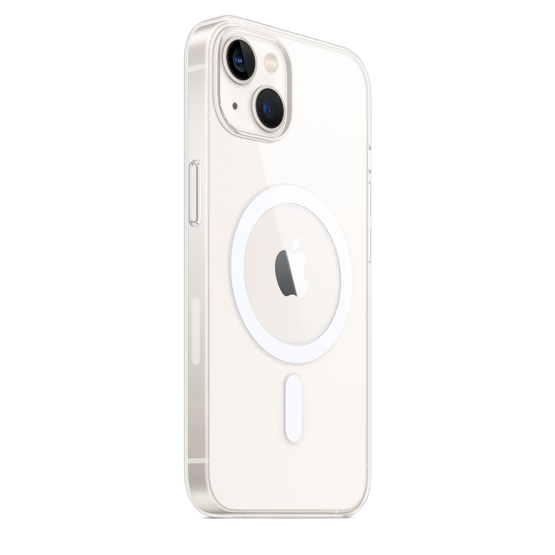 MagSafe-rögzítésű átlátszó iPhone 13-tok - áttetsző