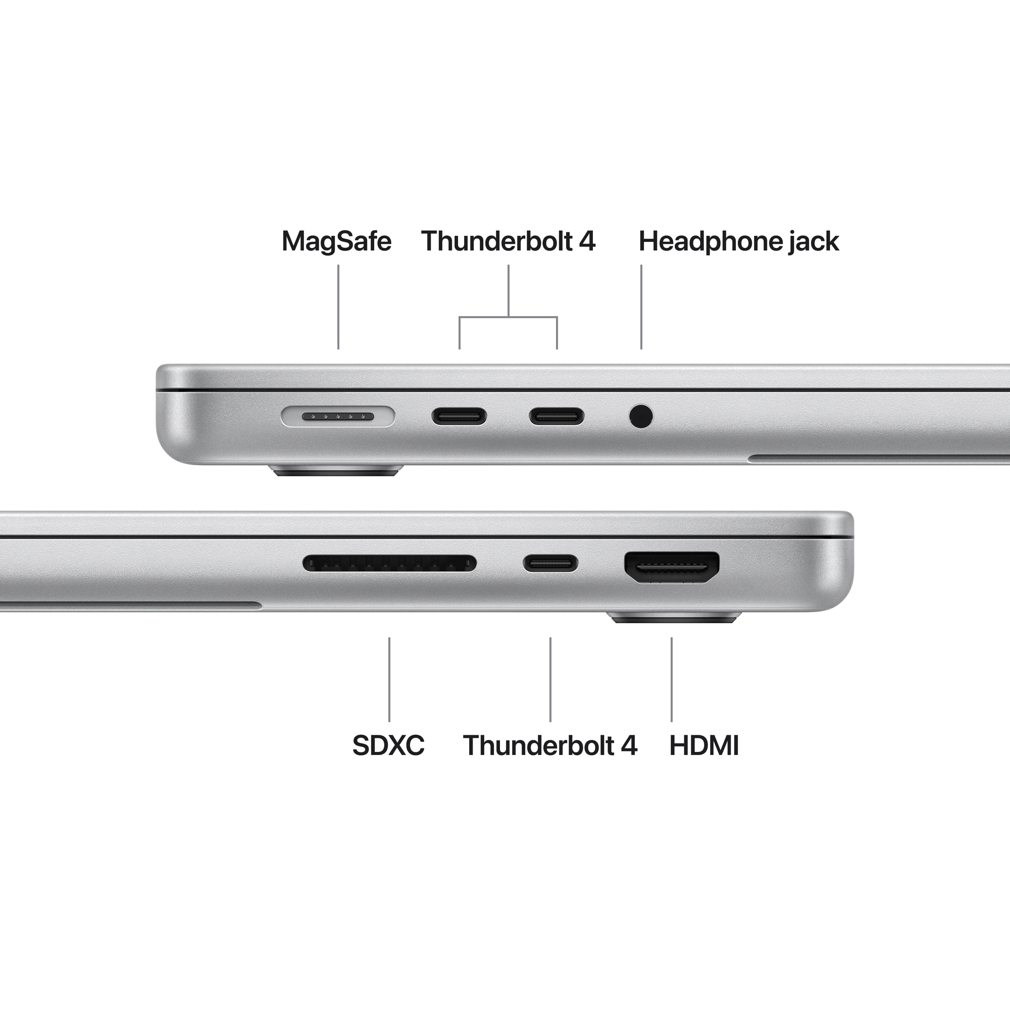 MacBook Pro 14 inch: M5 chip, 10-magos CPU, 10-magos GPU, 24GB, 1TB SSD - ezüst