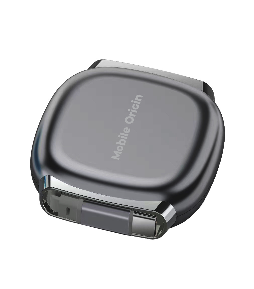 Mobile Origin CB7 100W visszahúzható USB-C - USB-C kábel - asztroszürke