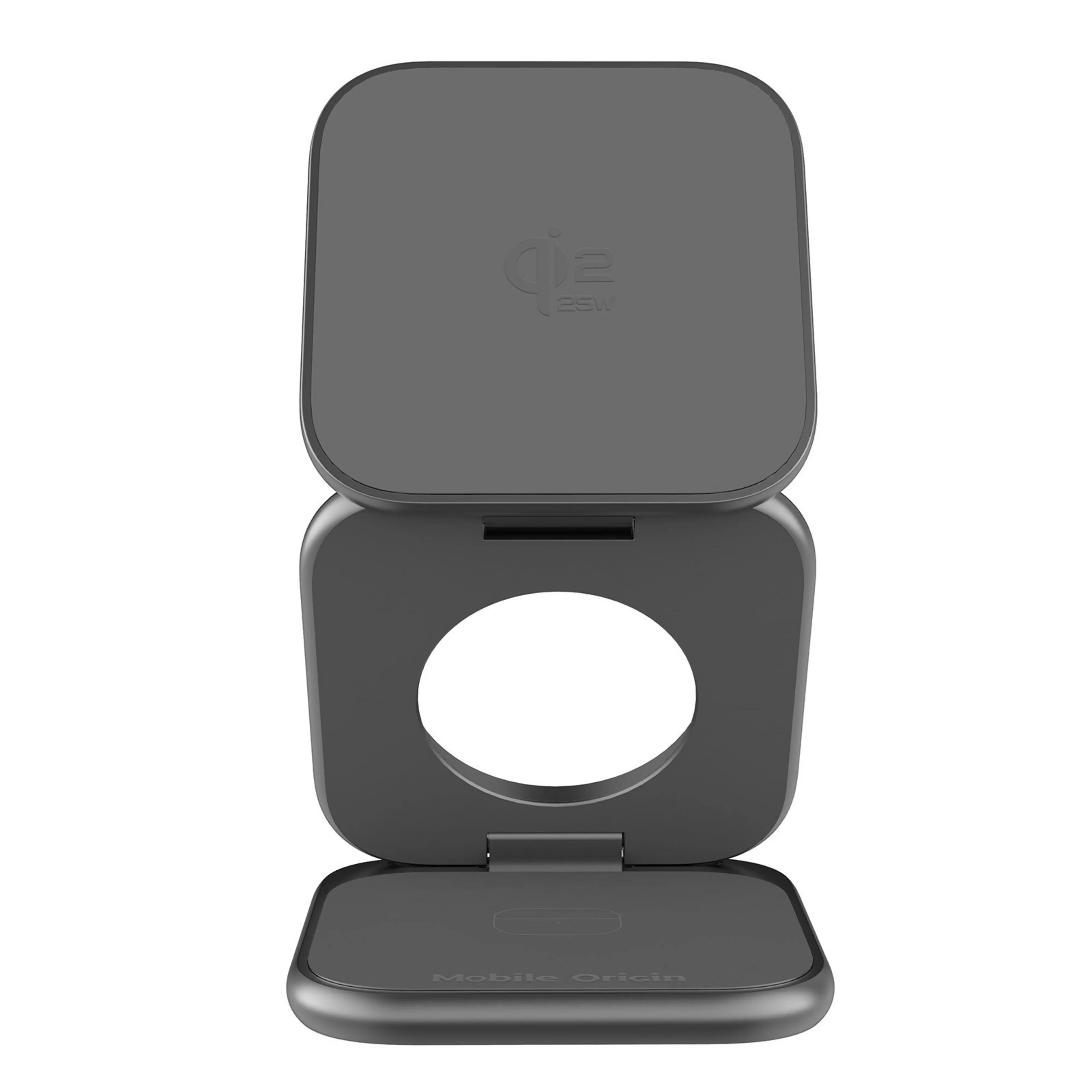 Mobile Origin 3in1 Qi2 25W összehajtható vezeték nélküli töltő - asztroszürke