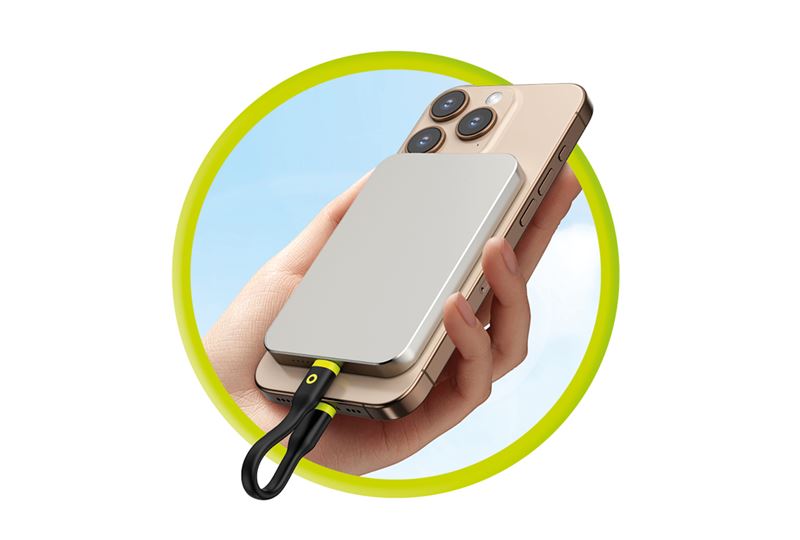 Mobile Origin kompakt USB-C - USB-C kábel - fekete