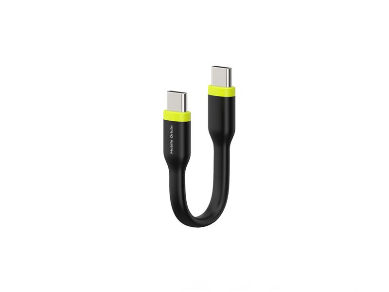 Mobile Origin kompakt USB-C - USB-C kábel - fekete
