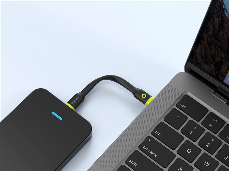 Mobile Origin kompakt USB-C - USB-C kábel - fekete