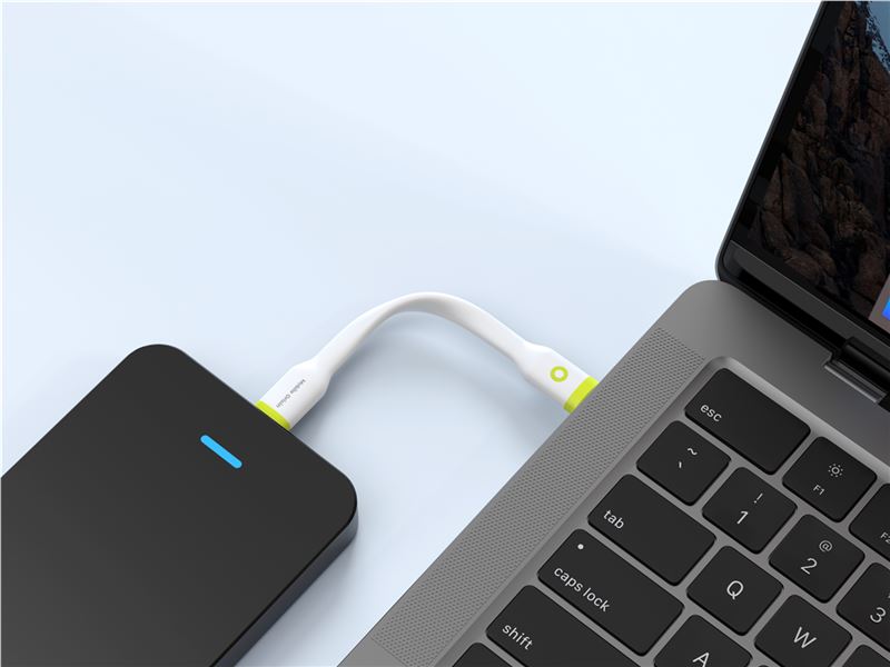 Mobile Origin kompakt USB-C - USB-C kábel - fehér