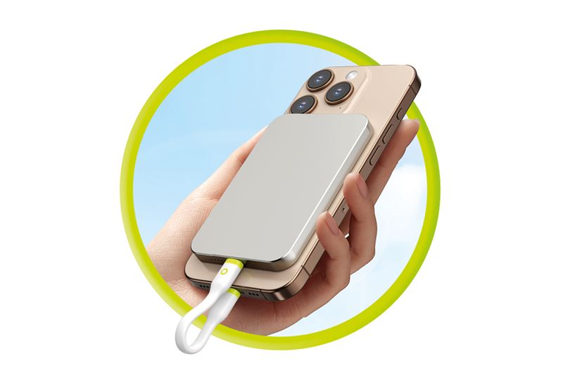 Mobile Origin kompakt USB-C - USB-C kábel - fehér
