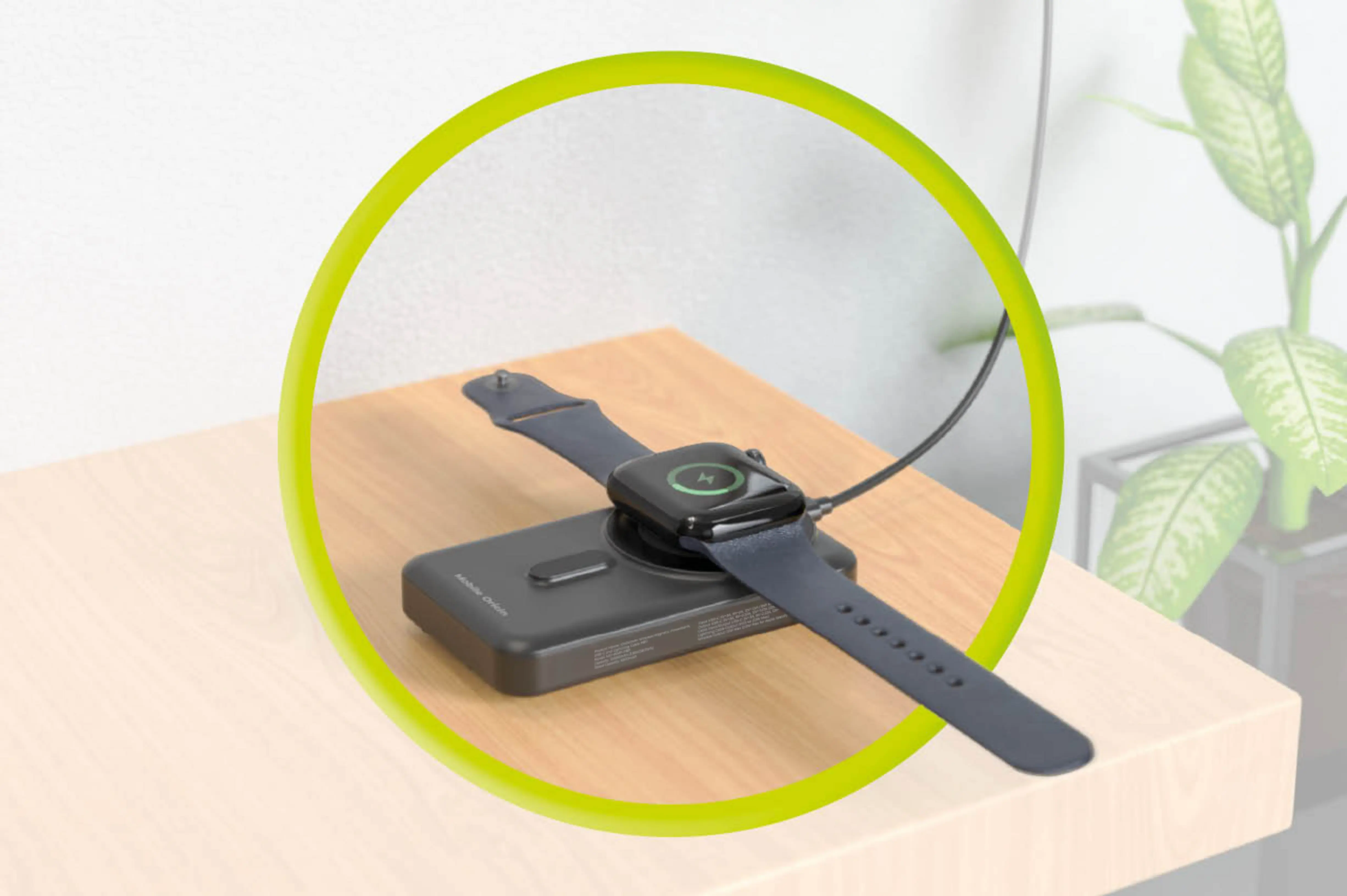 Mobile Origin 10 000mAh mágneses powerbank USB-C és Lightning kábellel