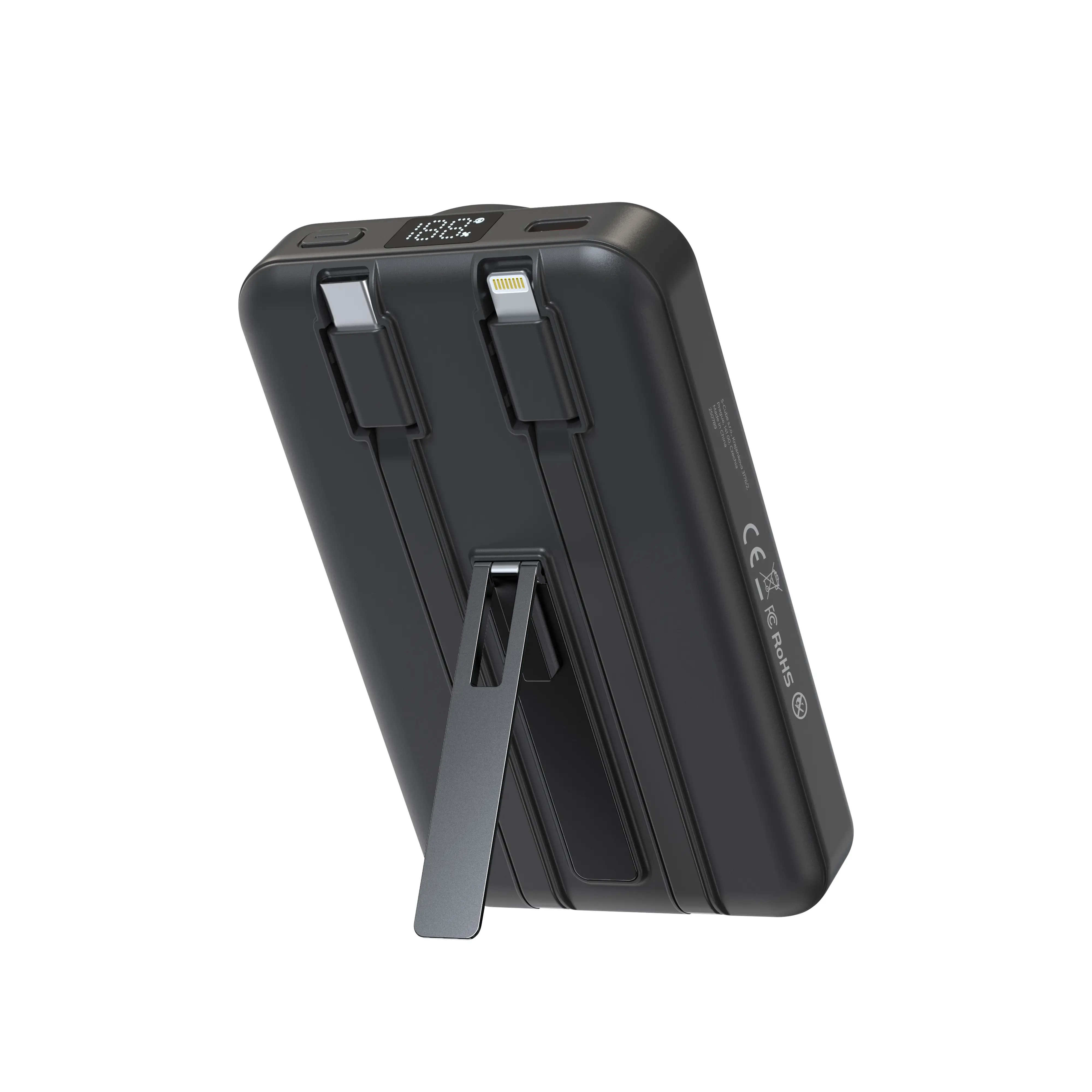 Mobile Origin 10 000mAh mágneses powerbank USB-C és Lightning kábellel
