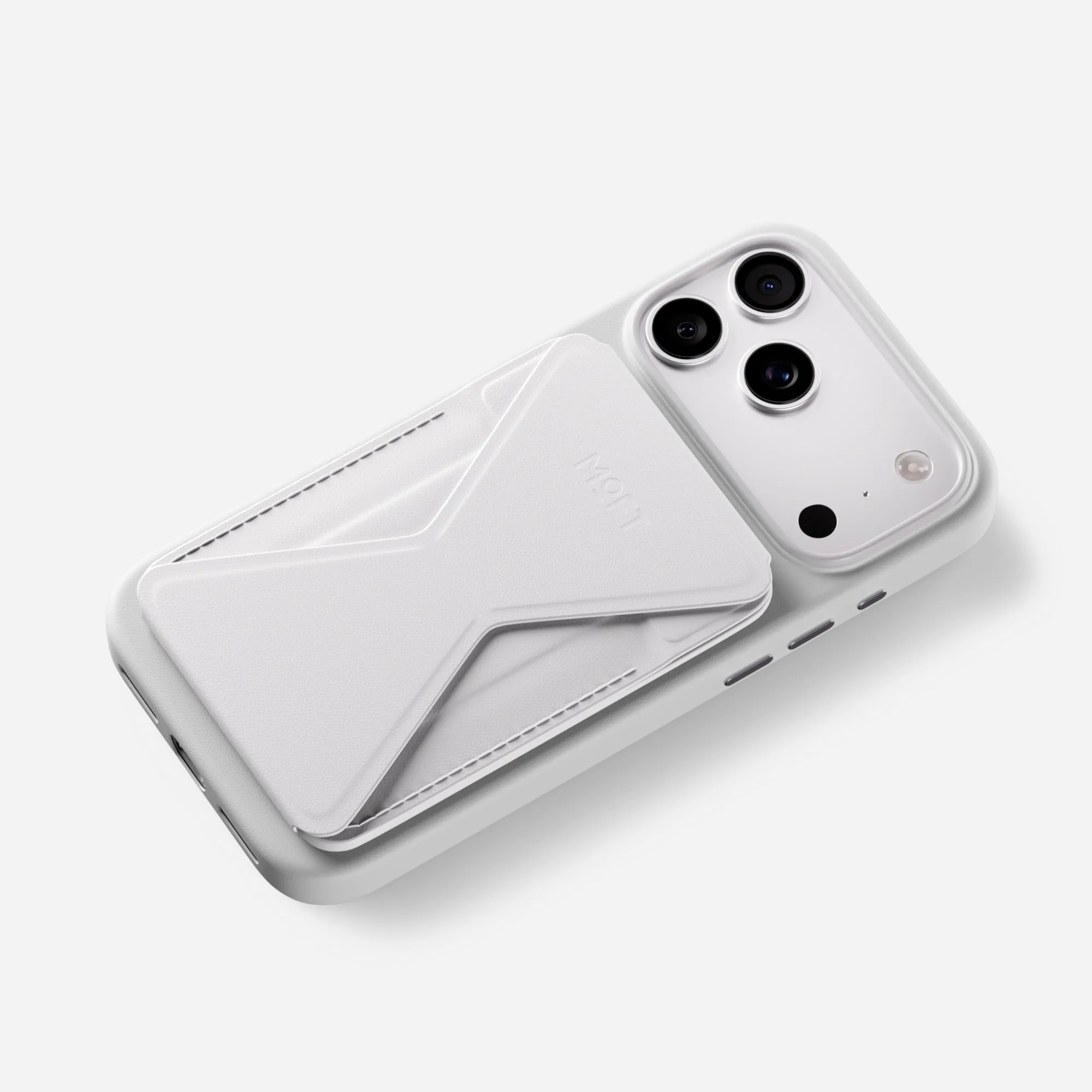 MOFT Snap-on Phone Stand & Wallet AERA (3 cards) - Misty Cove
