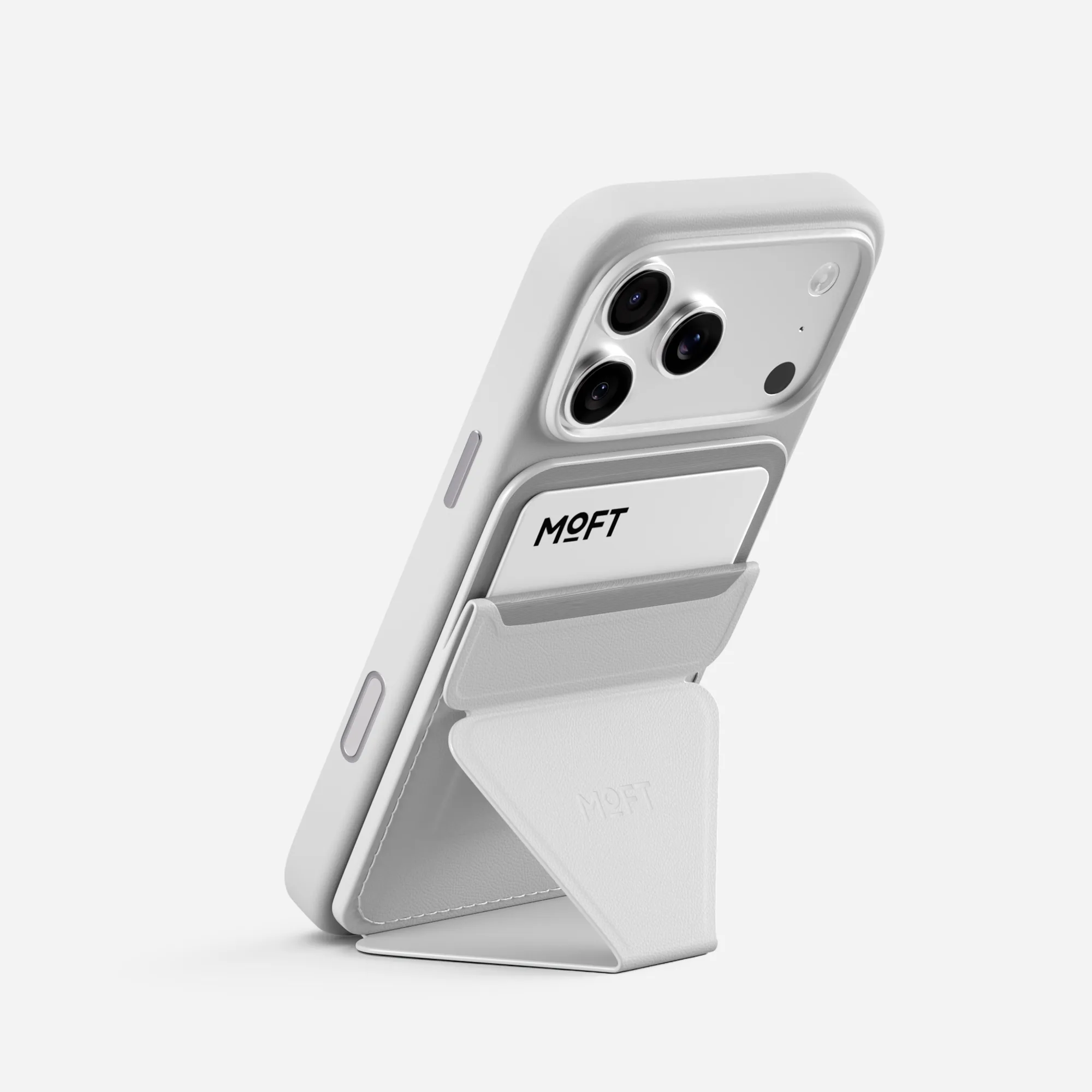 MOFT Snap-on Phone Stand & Wallet AERA (3 cards) - Misty Cove