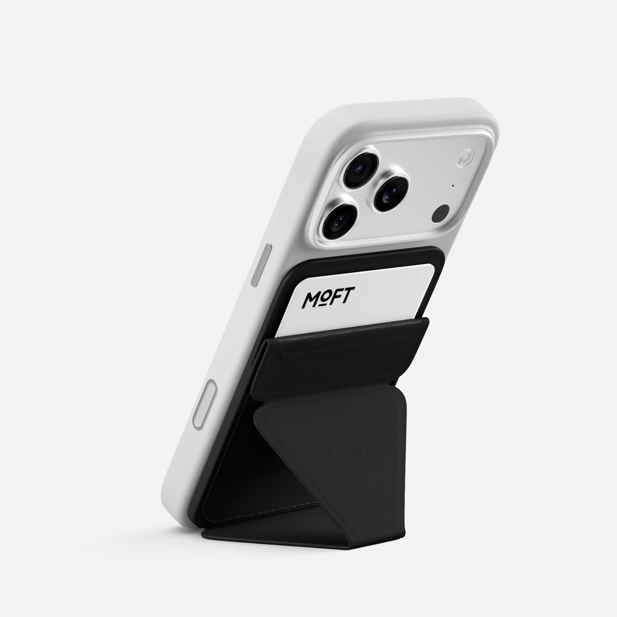 MOFT Trackable Wallet Stand (2 cards) - Jet Black