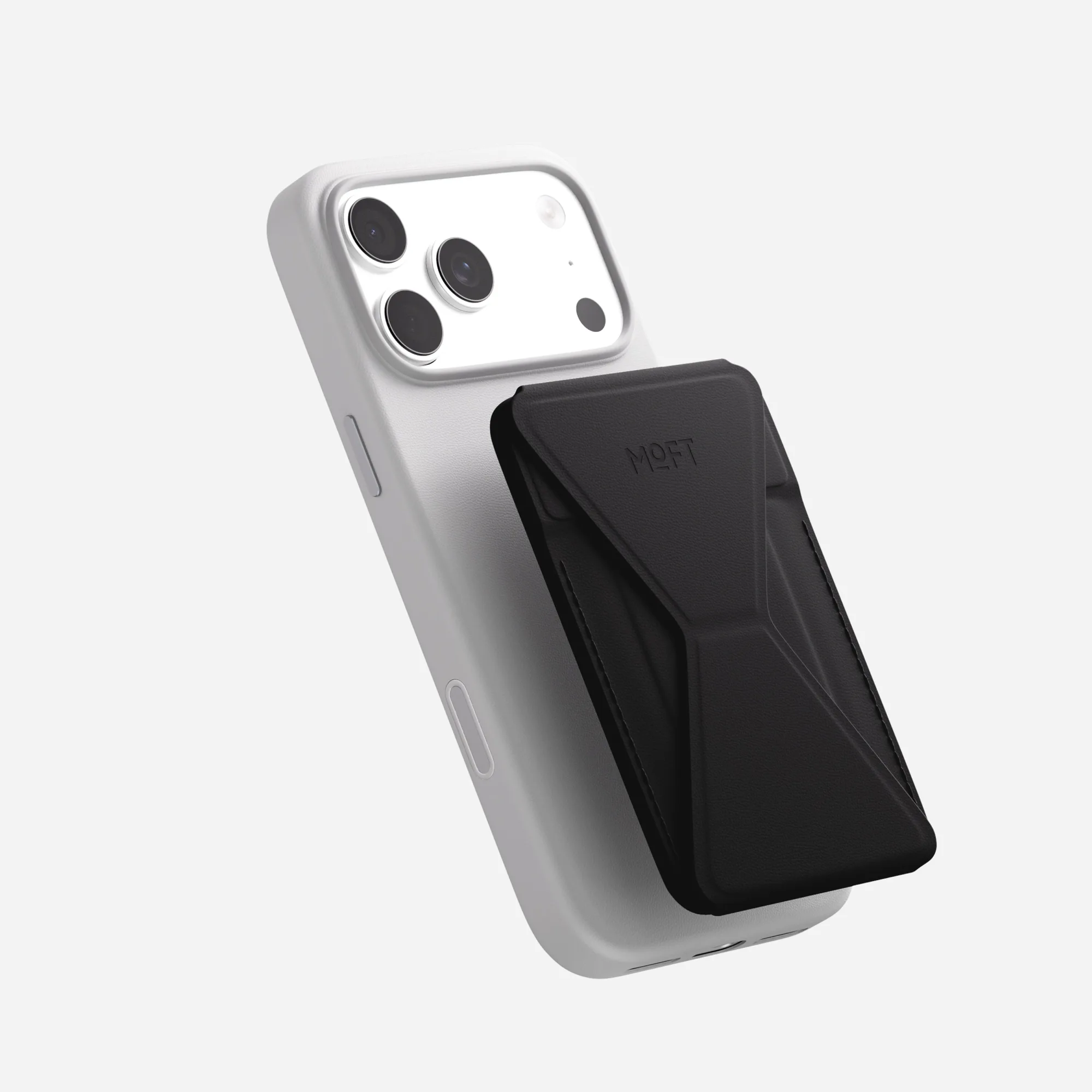 MOFT Trackable Wallet Stand (2 cards) - Jet Black