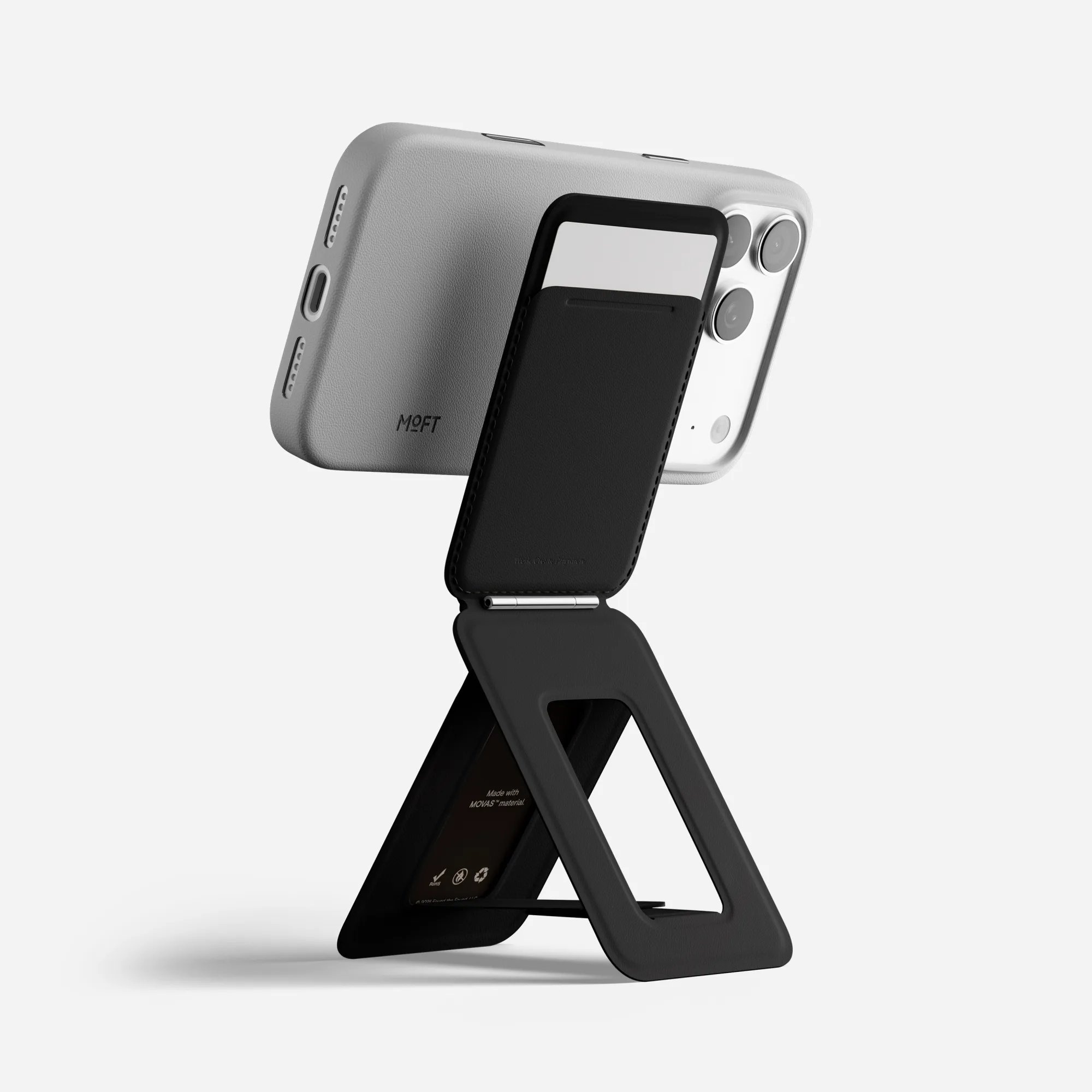 MOFT Snap Phone Tripod Wallet AERA (3 cards) - Jet Black