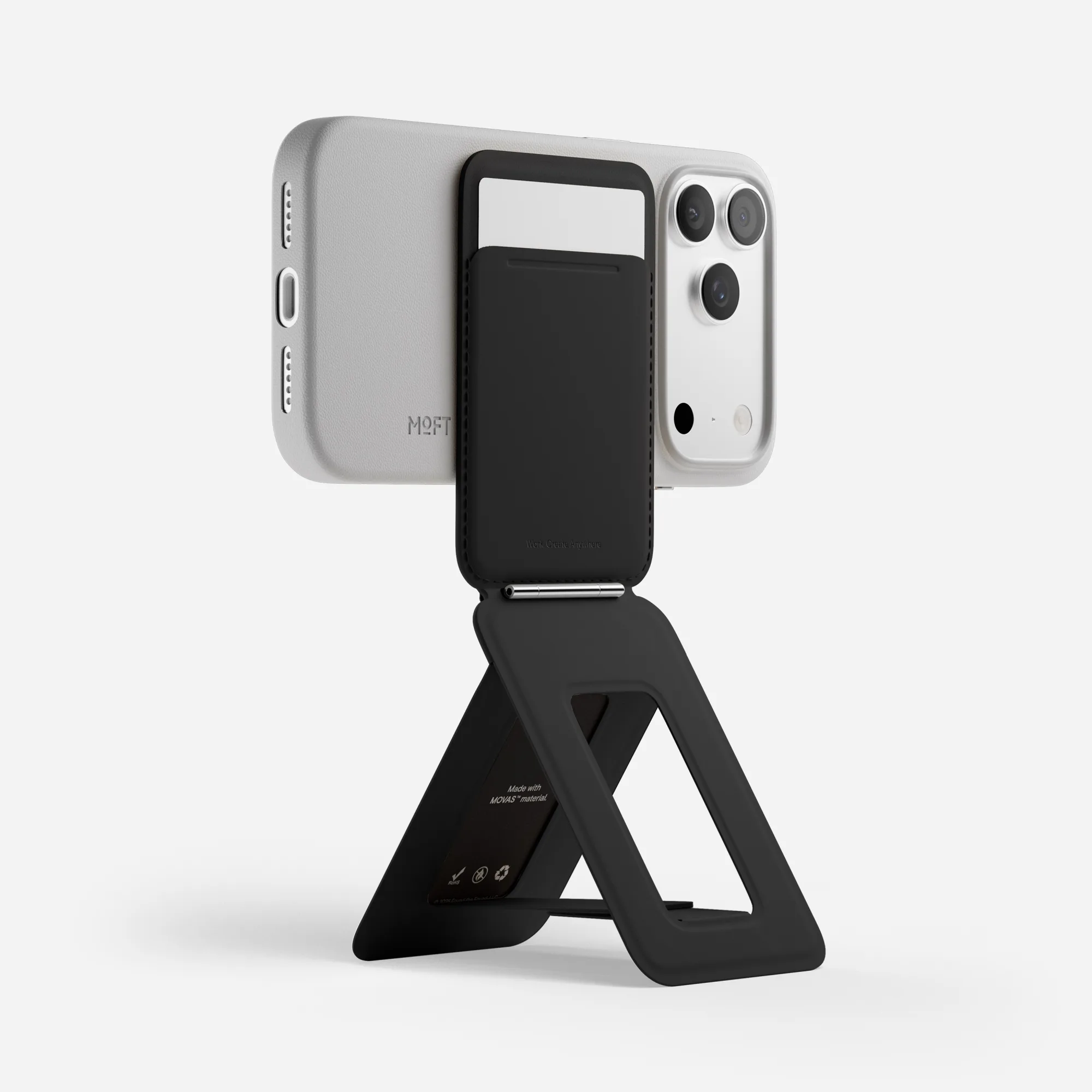 MOFT Snap Phone Tripod Wallet AERA (3 cards) - Jet Black