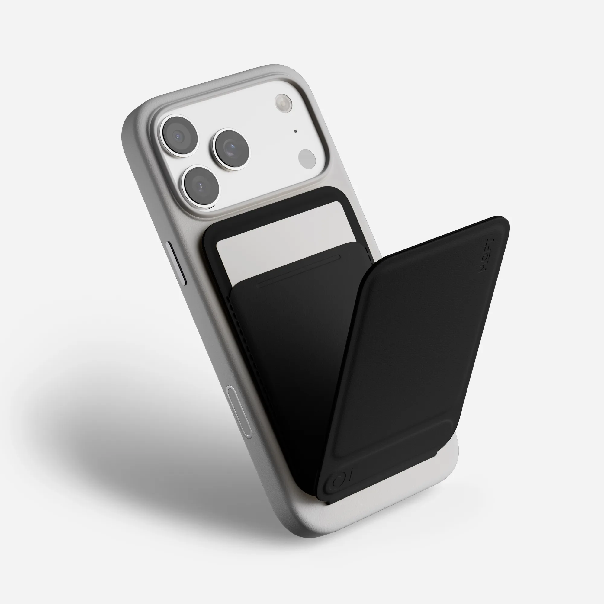 MOFT Snap Phone Tripod Wallet AERA (3 cards) - Jet Black