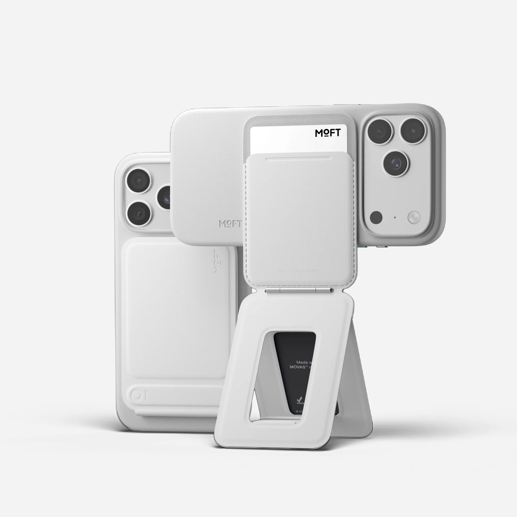 MOFT Snap Phone Tripod Wallet AERA (3 cards) - Misty Cove