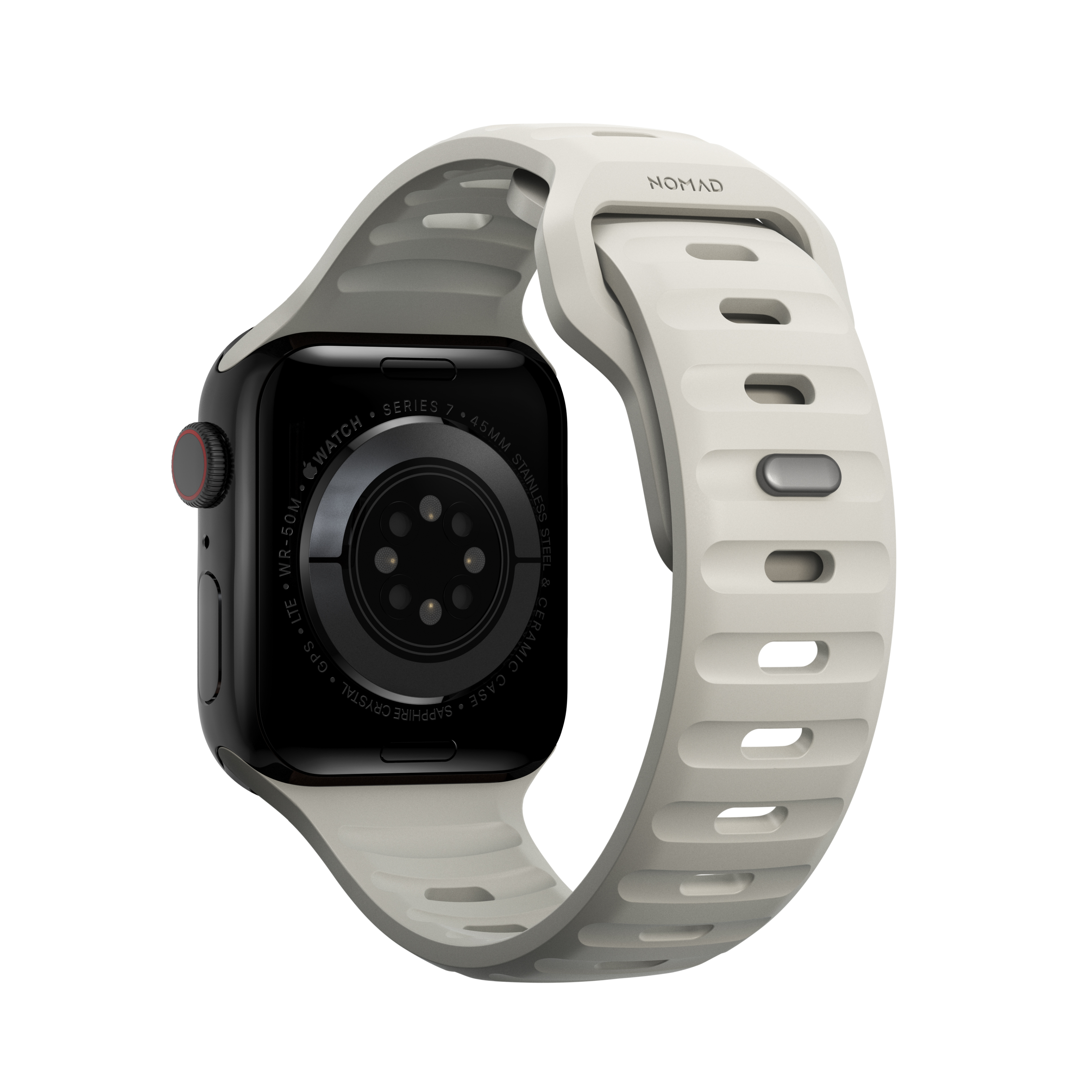 NOMAD Apple Watch 44/45/46/49mm sportszíj - kő 