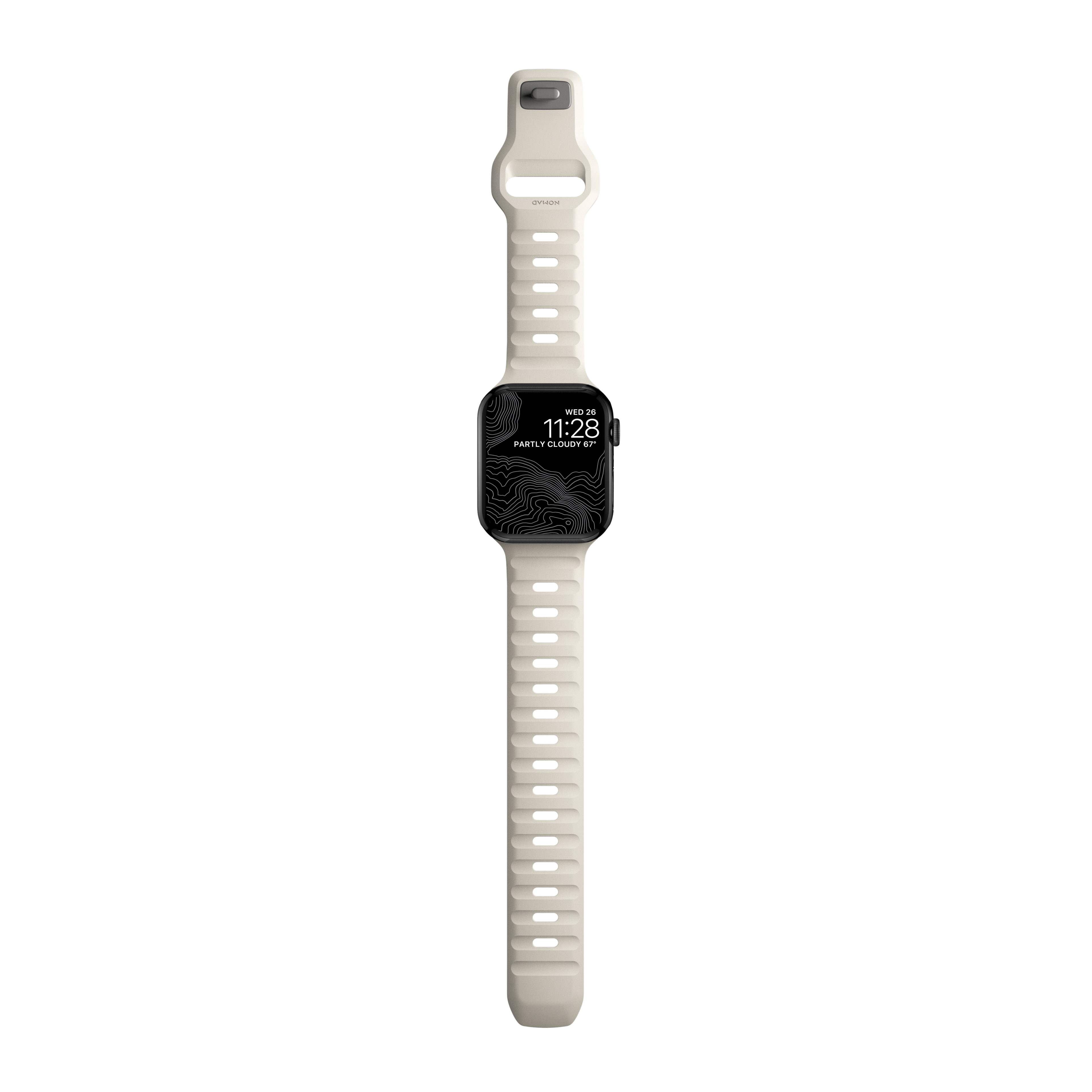 NOMAD Apple Watch 44/45/46/49mm sportszíj - kő 