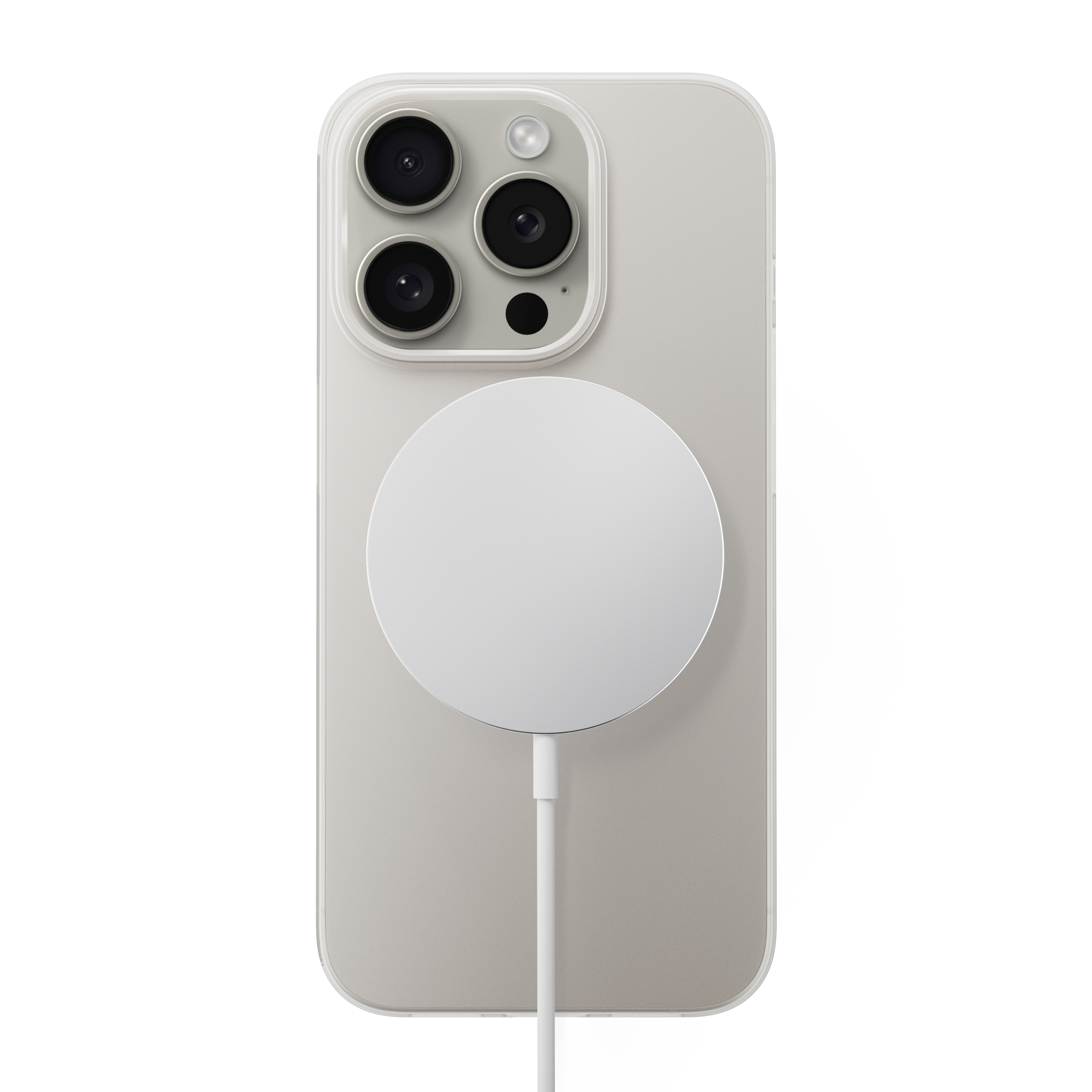 NOMAD Super Slim vékony iPhone 15 Pro tok - fehér