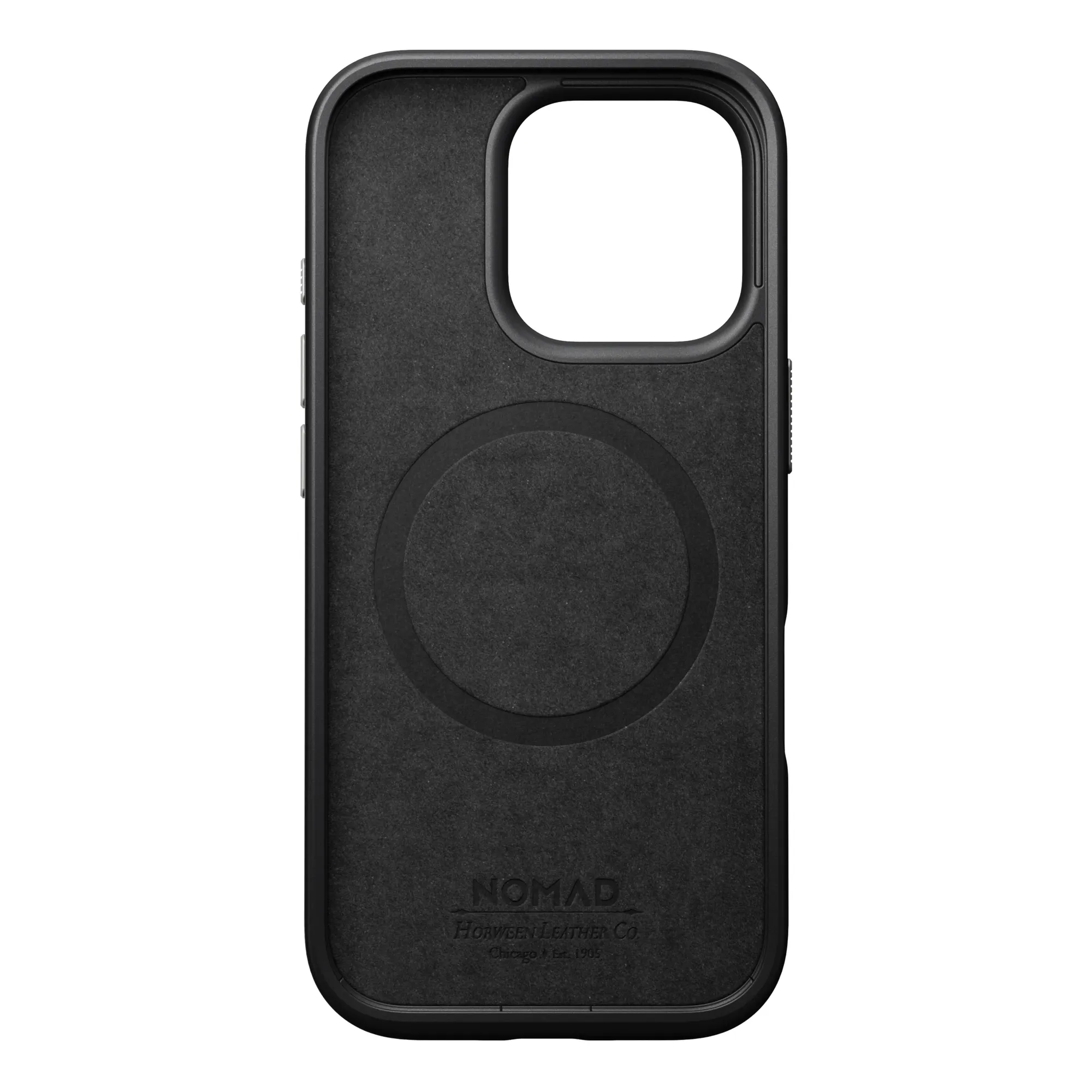 NOMAD iPhone 16 Pro bőrtok - zöld króm