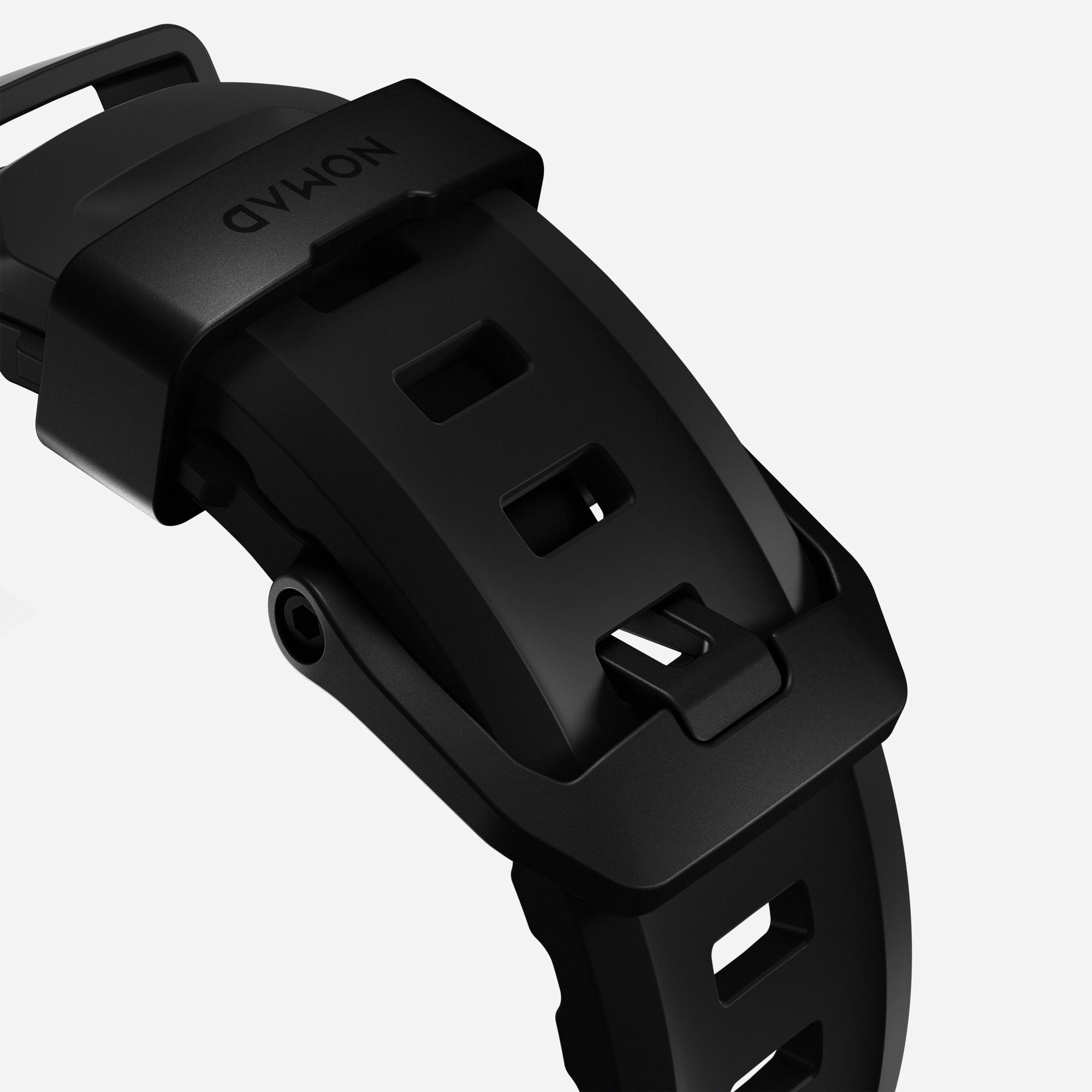 NOMAD Rocky Point Apple Watch 44/45/46/49mm gumi sportszíj - szénfekete