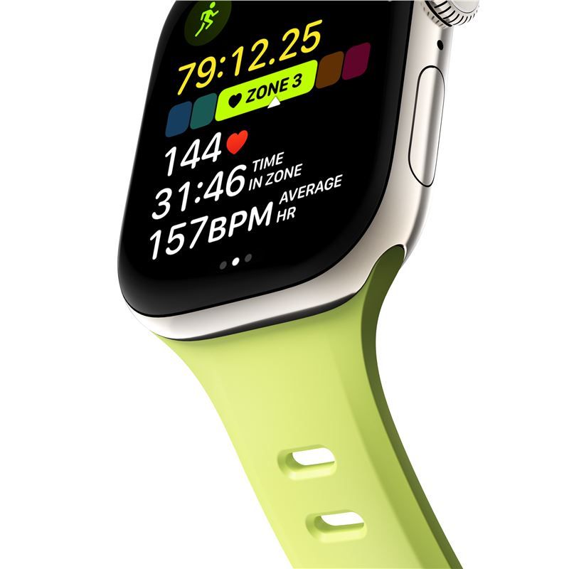 NOMAD Tempo Band Apple Watch 44/45/46/49mm - limezöld