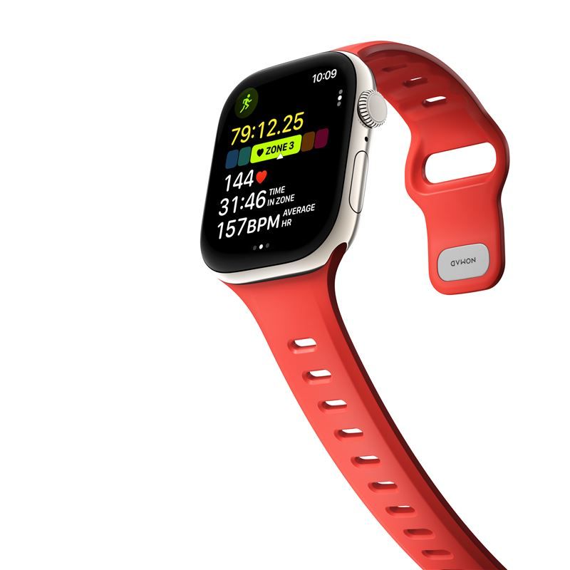 NOMAD Tempo Band for Apple Watch 44/45/46/49mm - piros