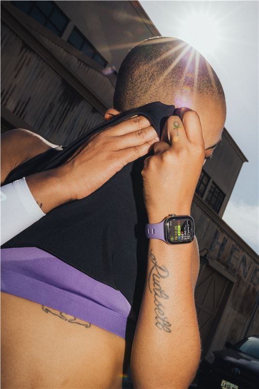 NOMAD Tempo Band Apple Watch 44/45/46/49mm - sötétlila