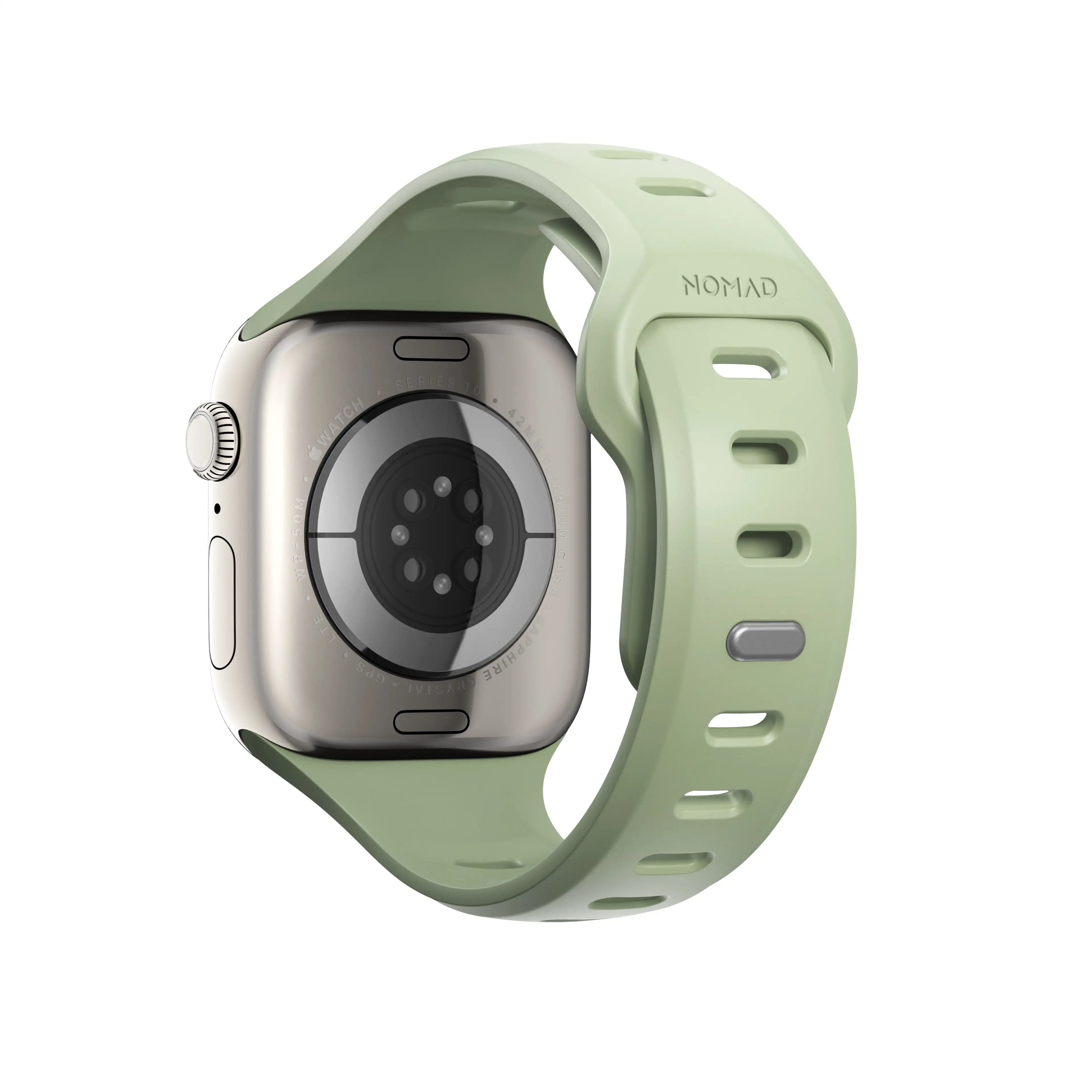 NOMAD Tempo Band Apple Watch 38/40/41/42mm - zsályazöld