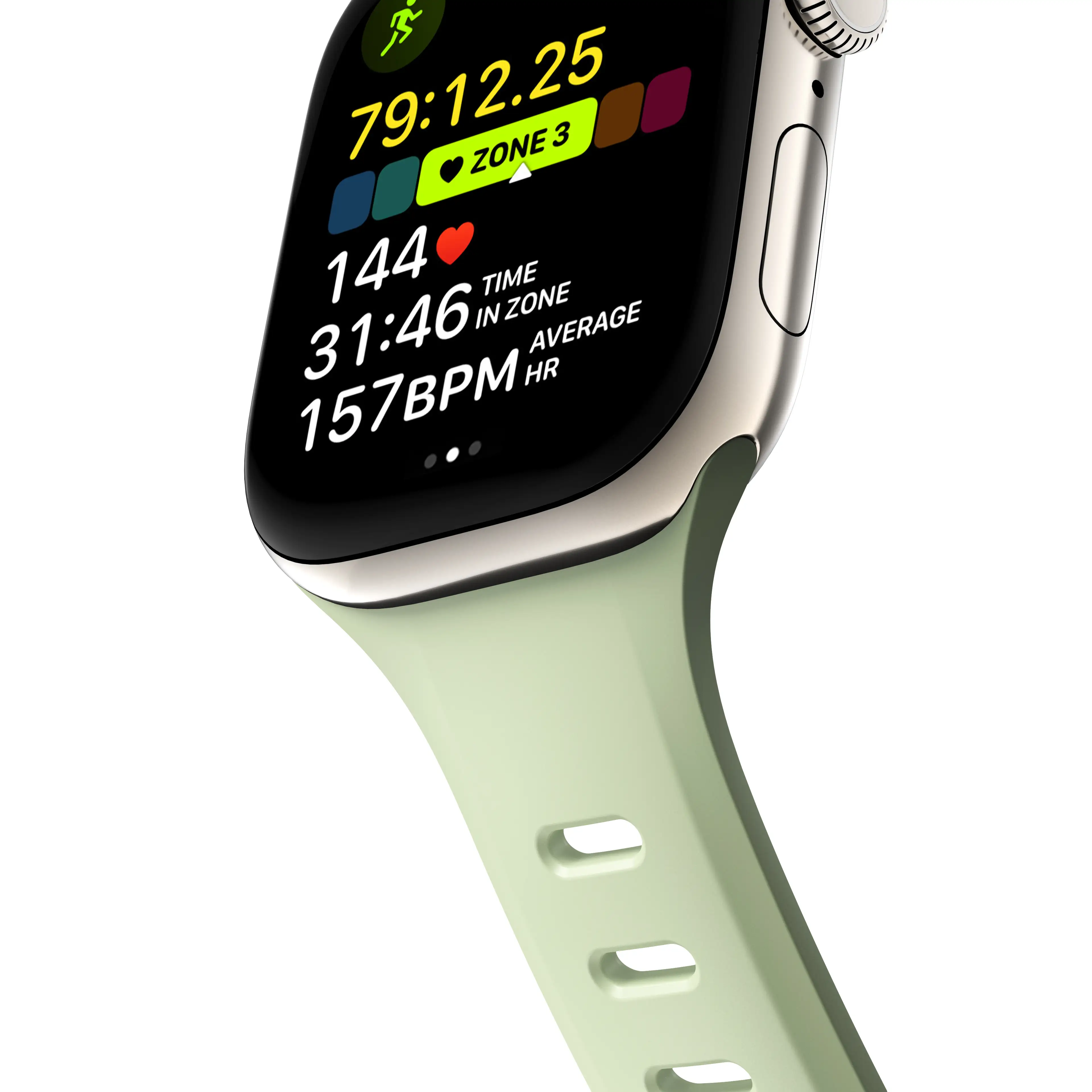 NOMAD Tempo Band Apple Watch 38/40/41/42mm - zsályazöld
