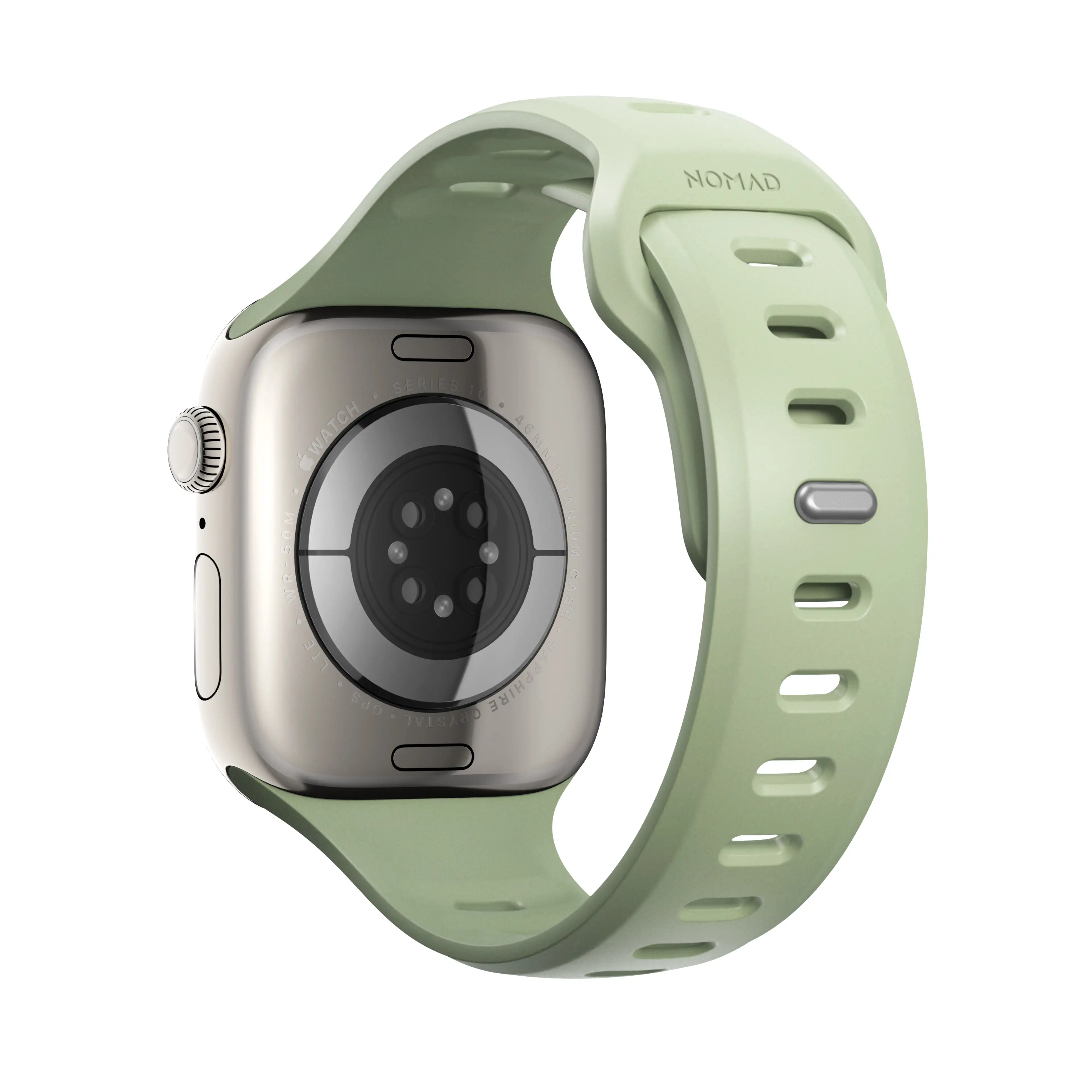NOMAD Tempo Band Apple Watch 44/45/46/49mm - zsályazöld